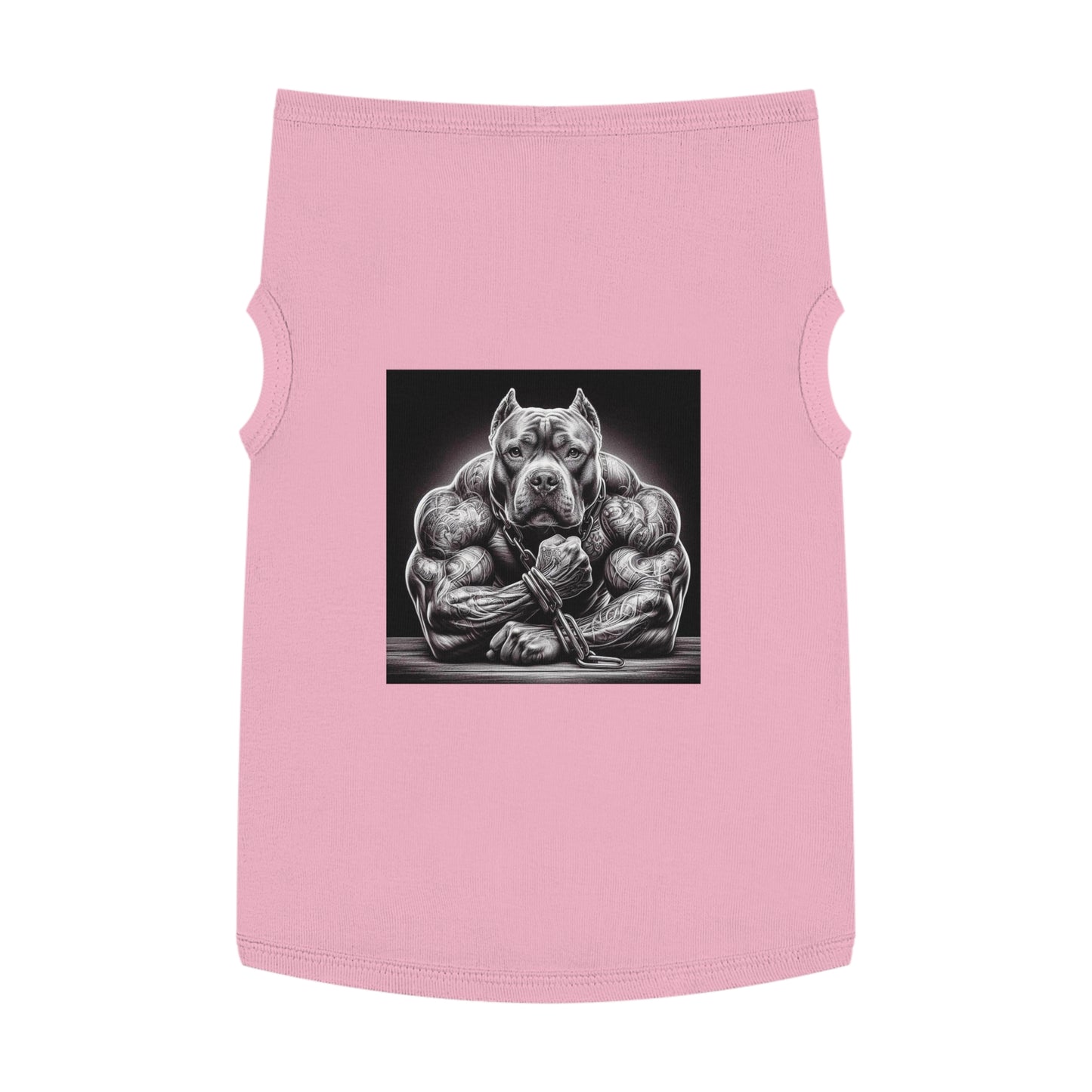 Pet Tank Top Pit Bull gym rat Pets Printify XL Pink