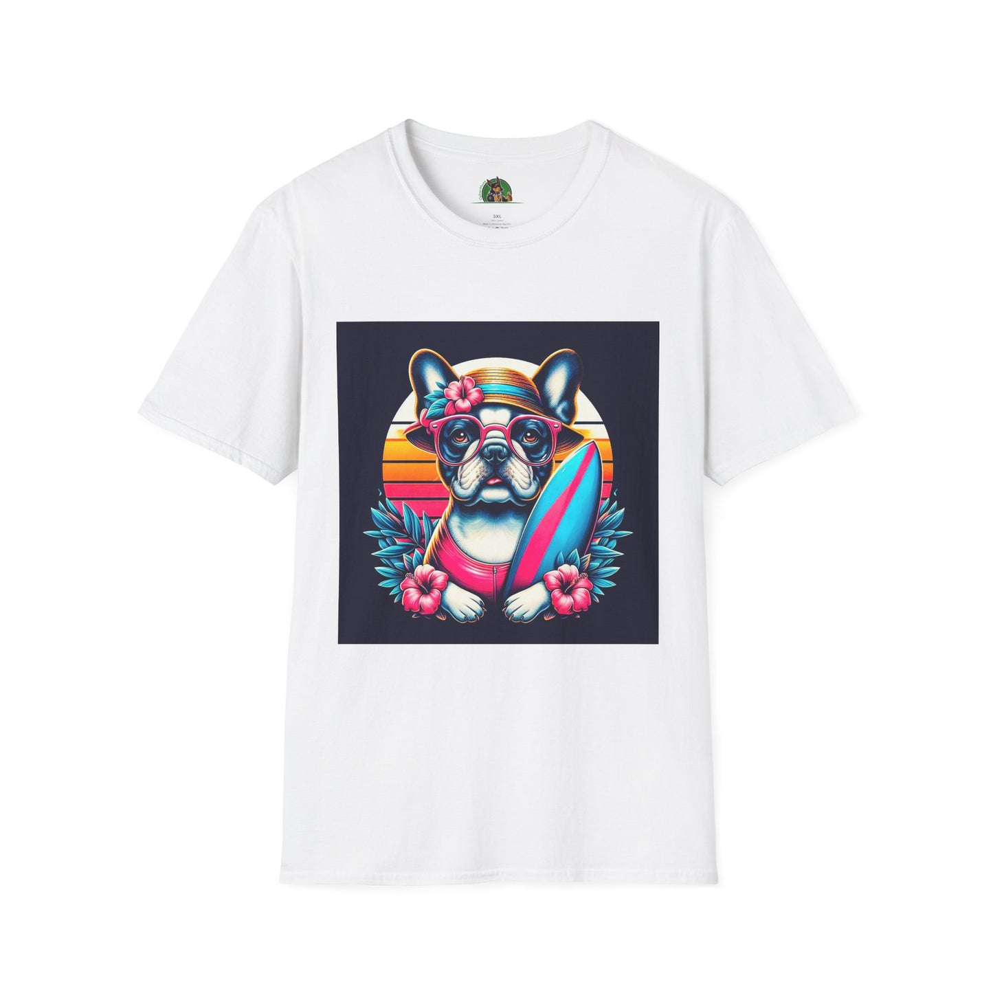 French Bulldog T-Shirt Printify XS White