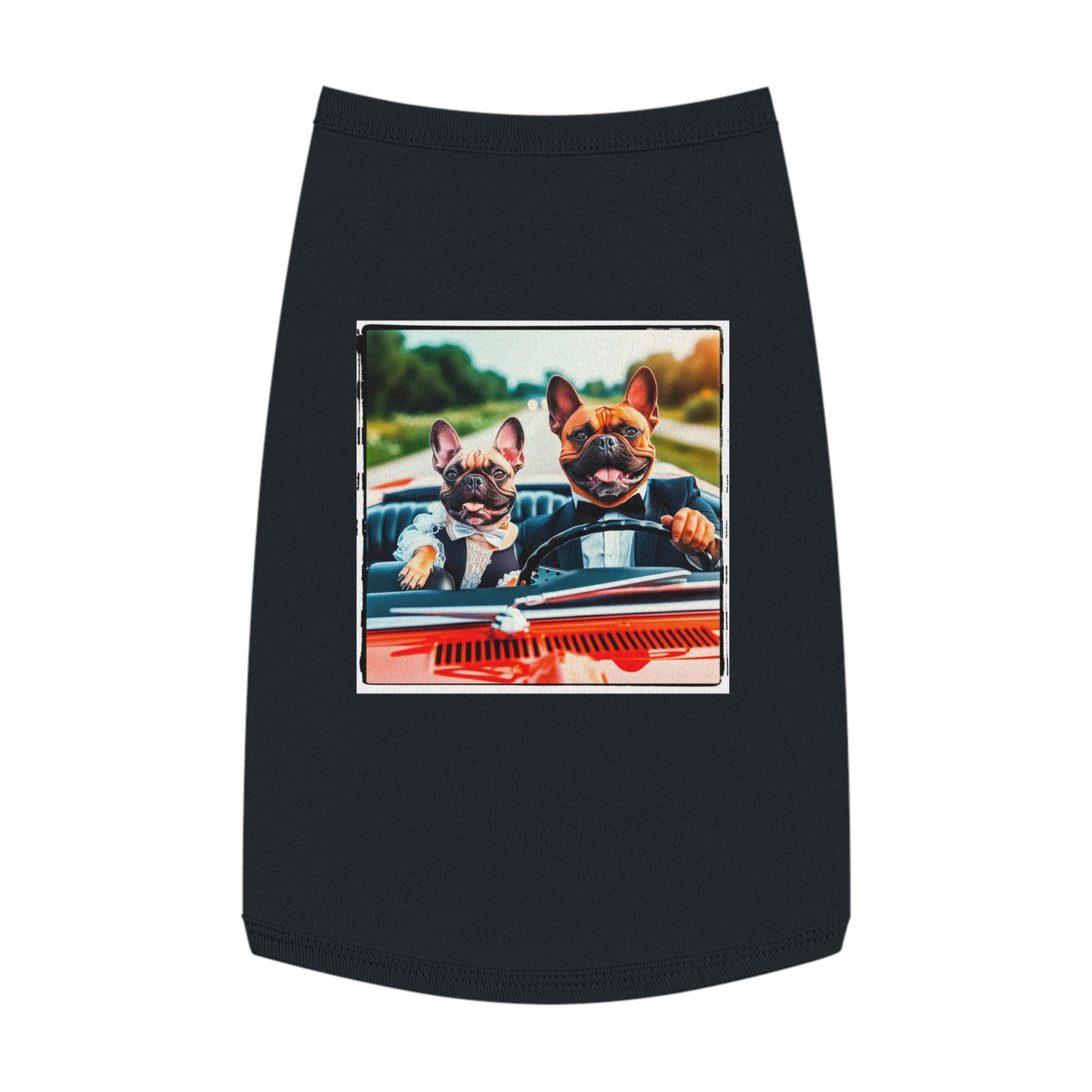 Wacky Pet Tank Top French Bulldog happy groomsmen t shirt Pets Printify
