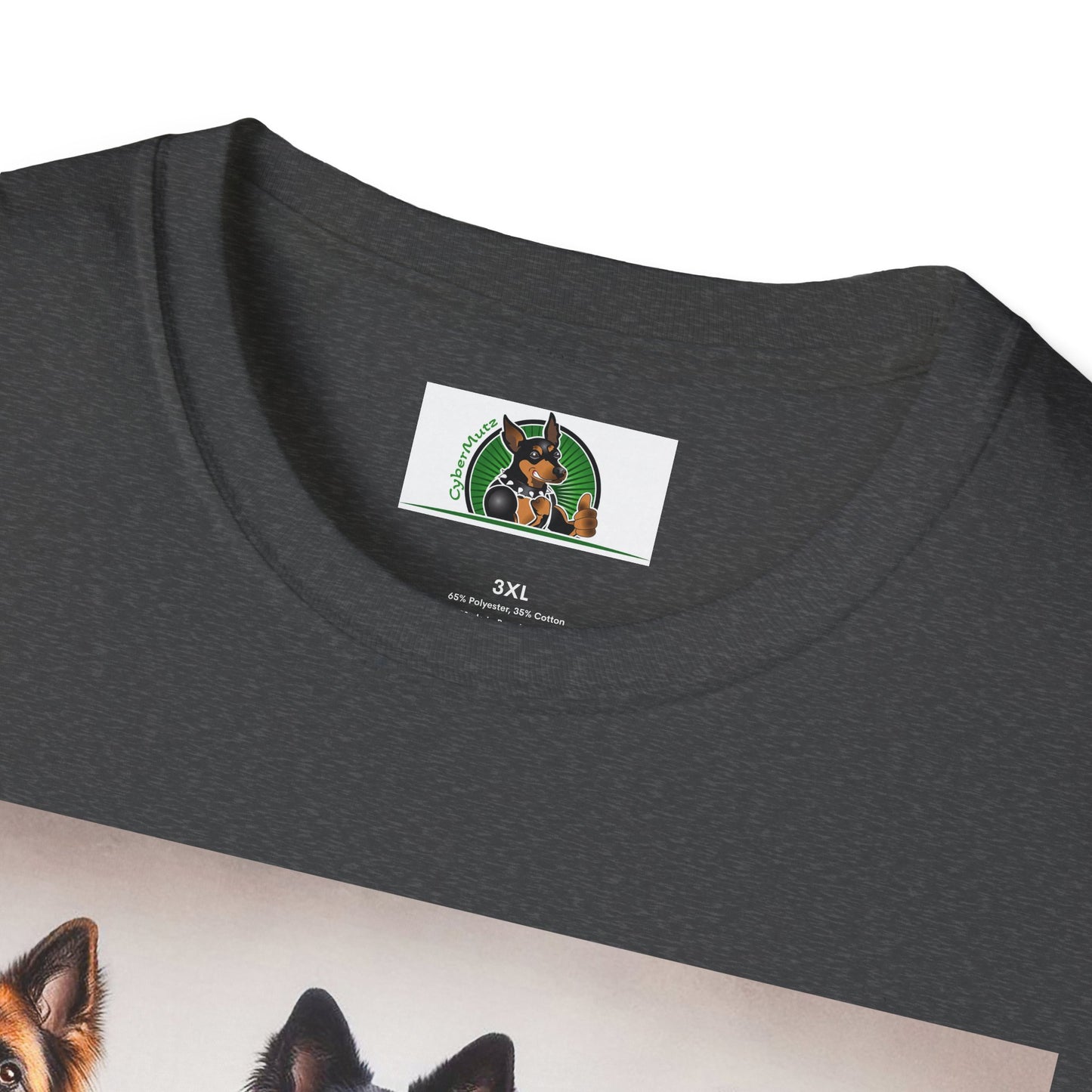 German Shepherd pretty ballerinas shirt T-Shirt Printify