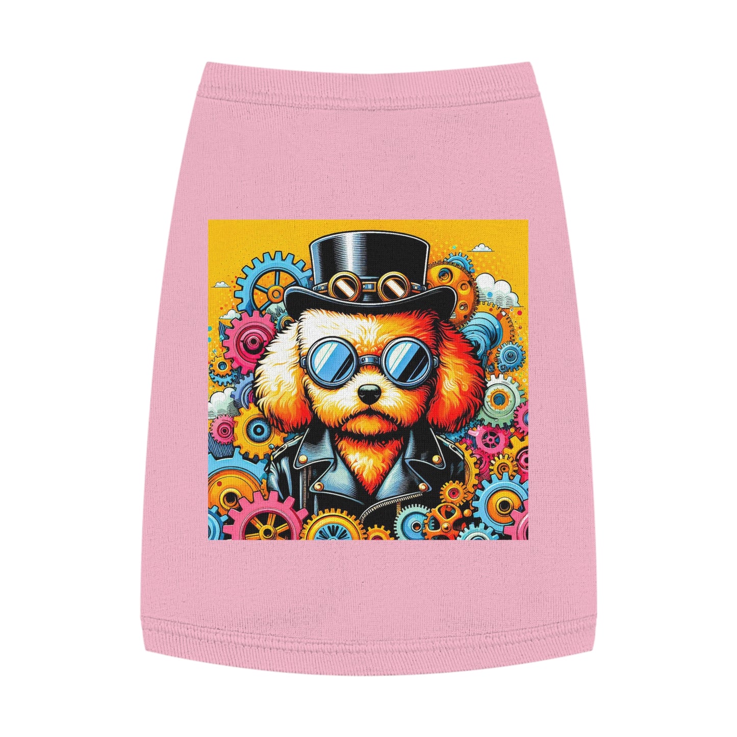 Pet Tank Top Poodle Pets Printify M Pink