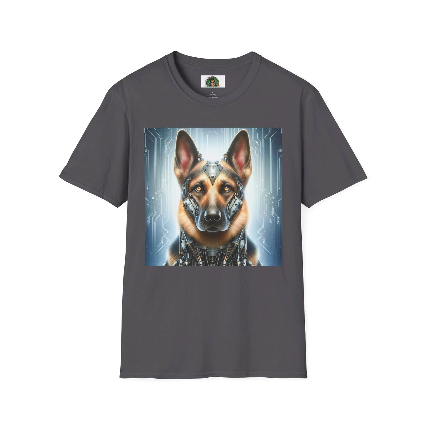 German Shepherd T-Shirt Printify Charcoal S