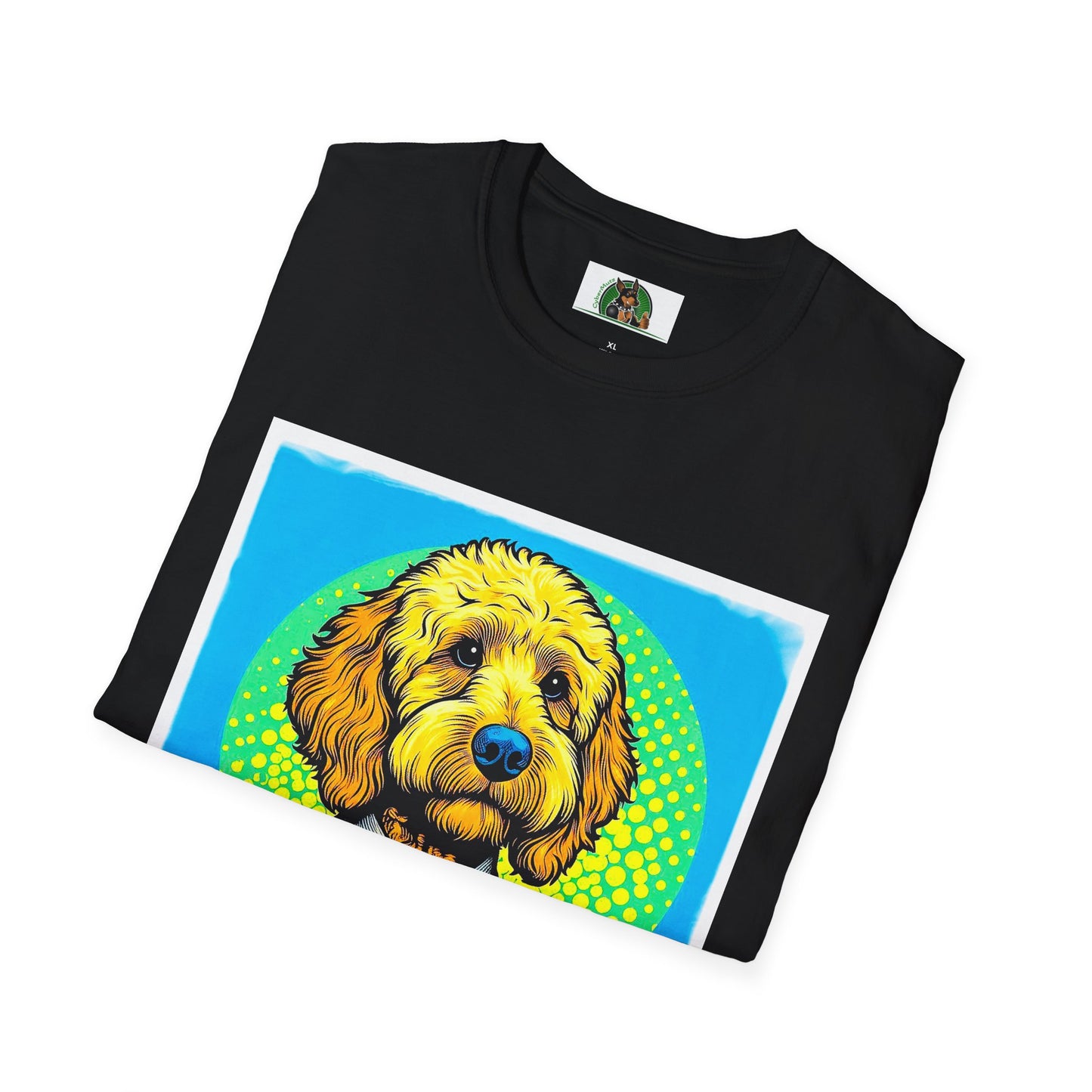 Golden Doodle businessman t shirt T-Shirt Printify