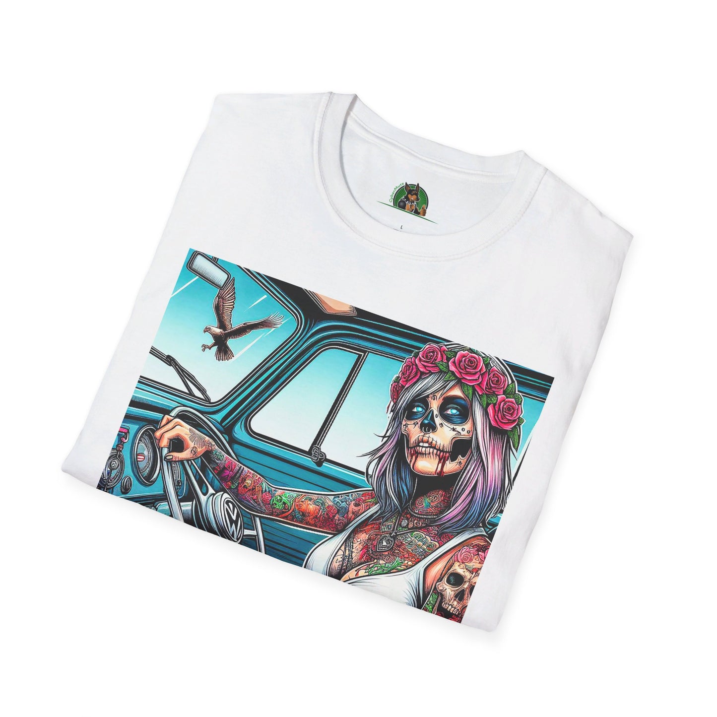 Zombie Girl T-Shirt Printify