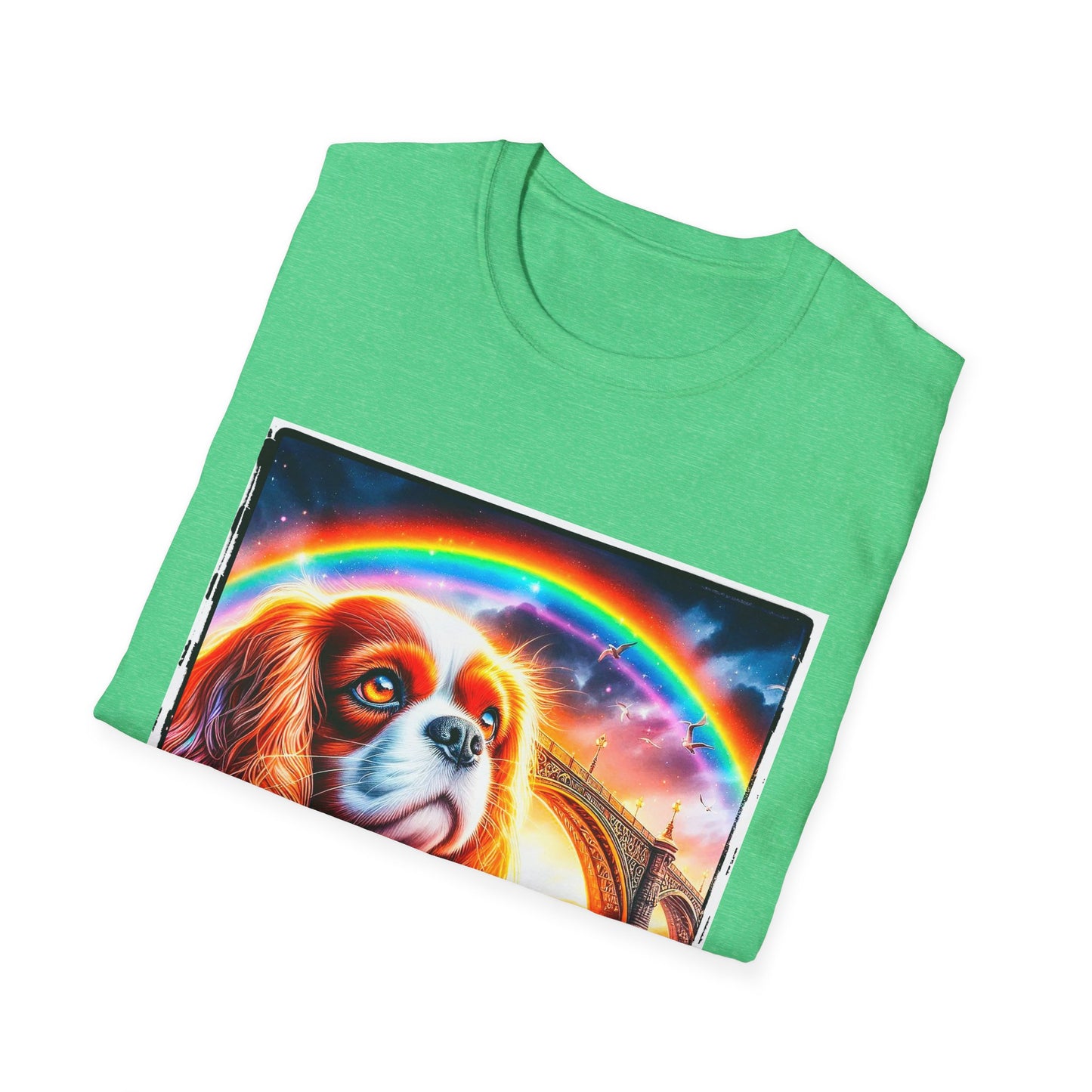 Cavalier King Charles Spaniel Rainbow Bridge TShirt