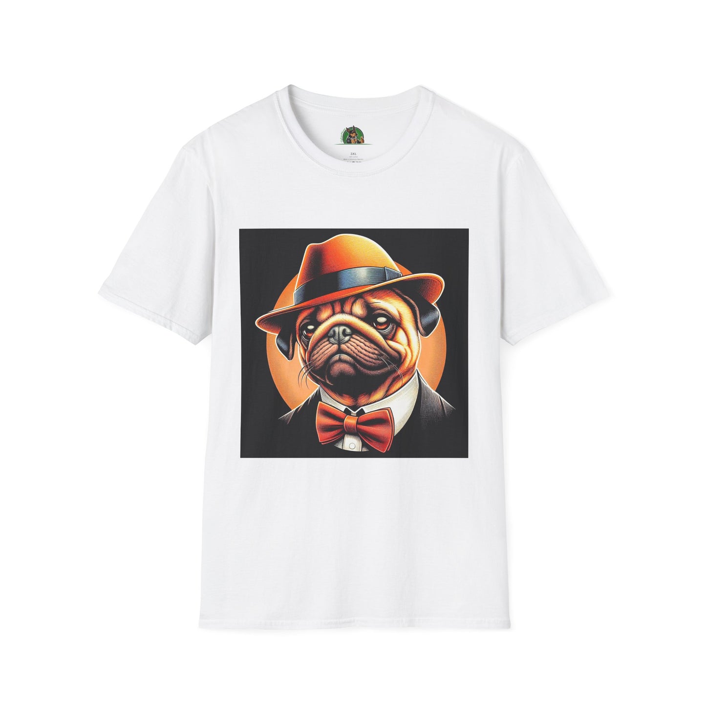 Pugs T-Shirt Printify XS White