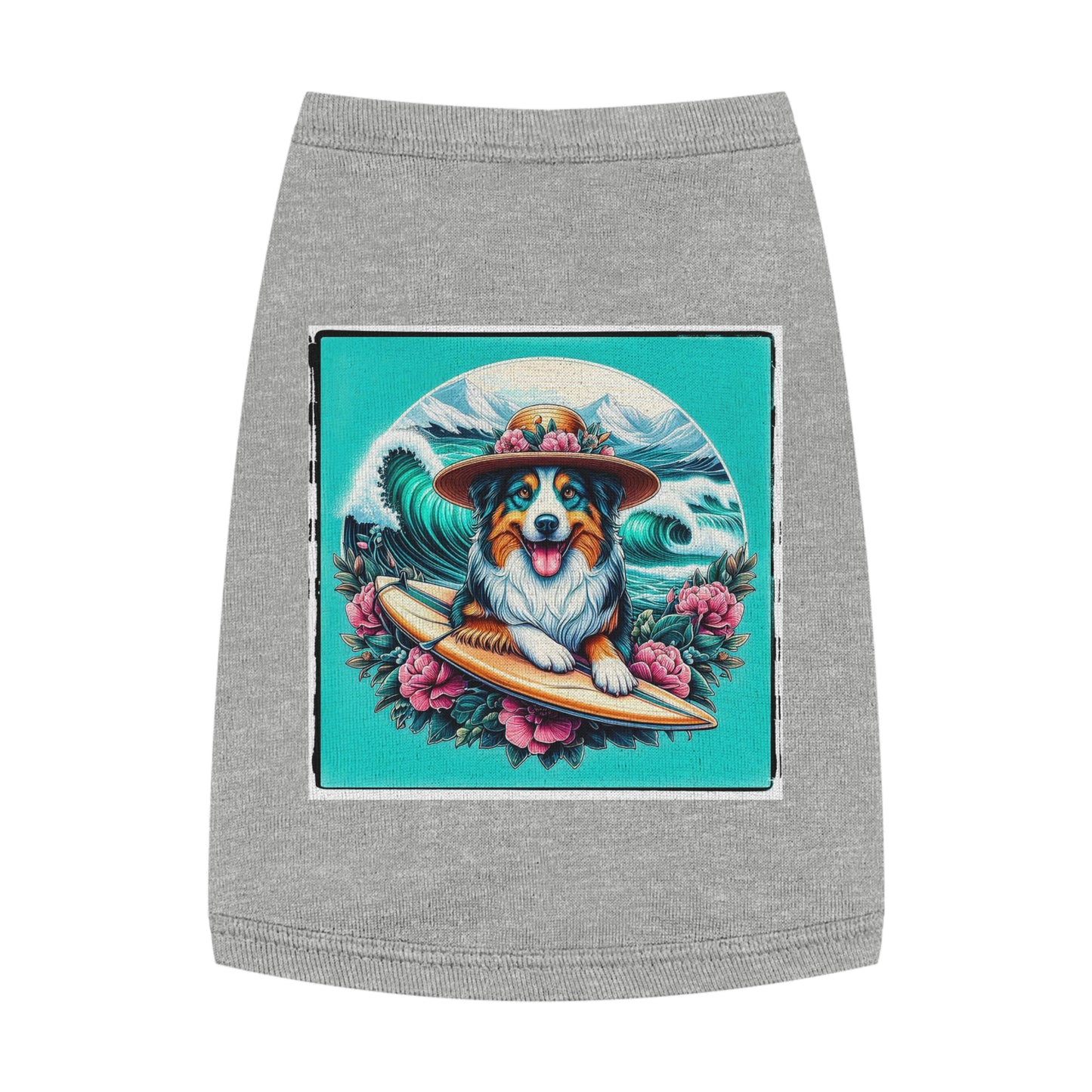 Pet Tank Top Australian Shepherd Pets Printify M Heather