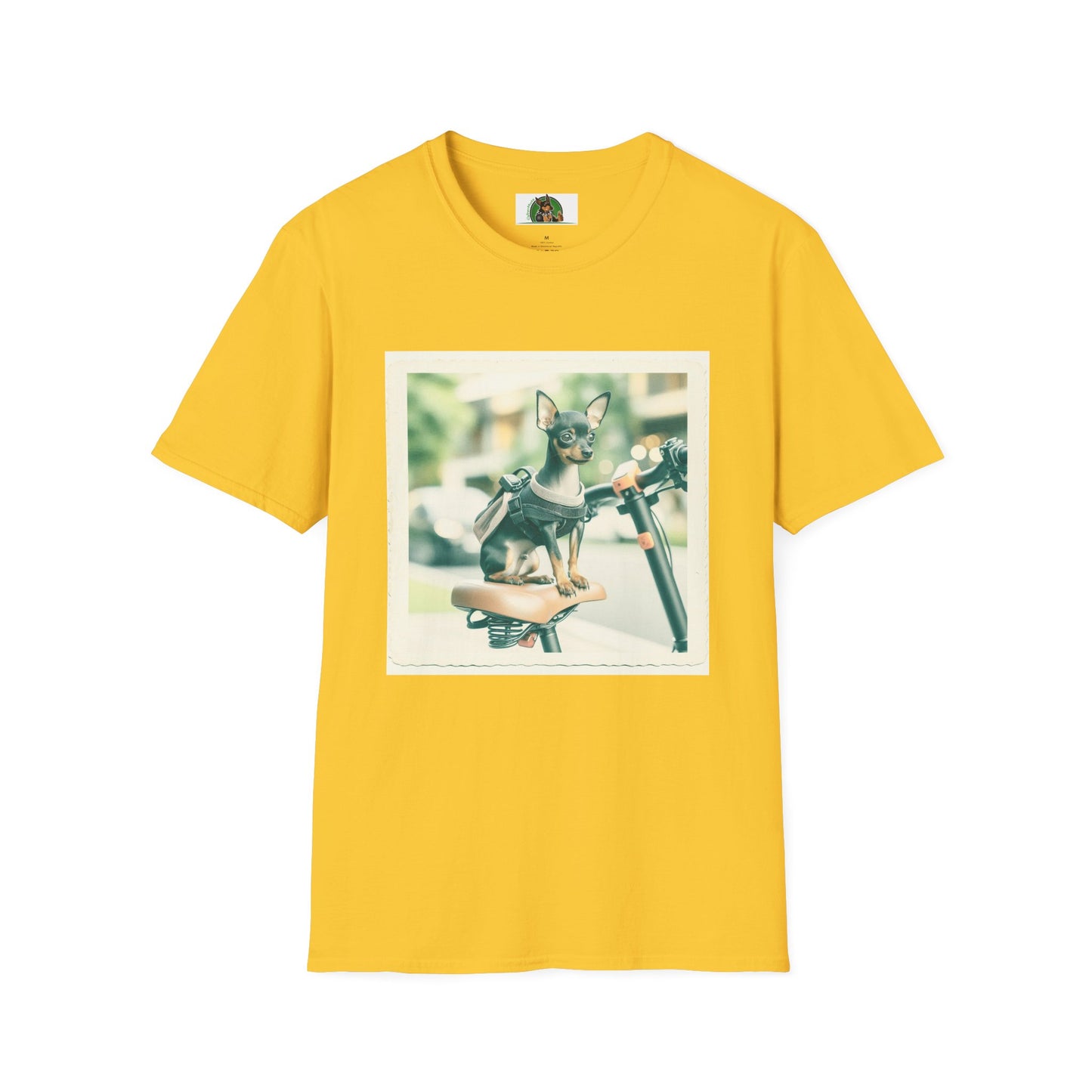 Min Pin T-Shirt scooter riding T-Shirt Printify S Daisy