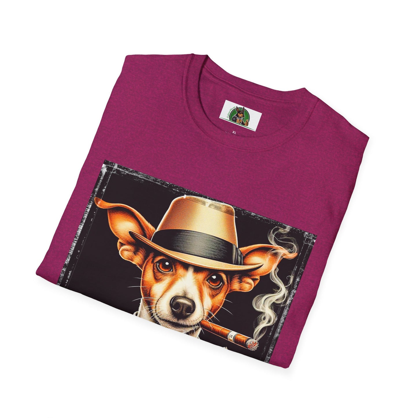 Rat Terrier T-Shirt cigars and whiskey