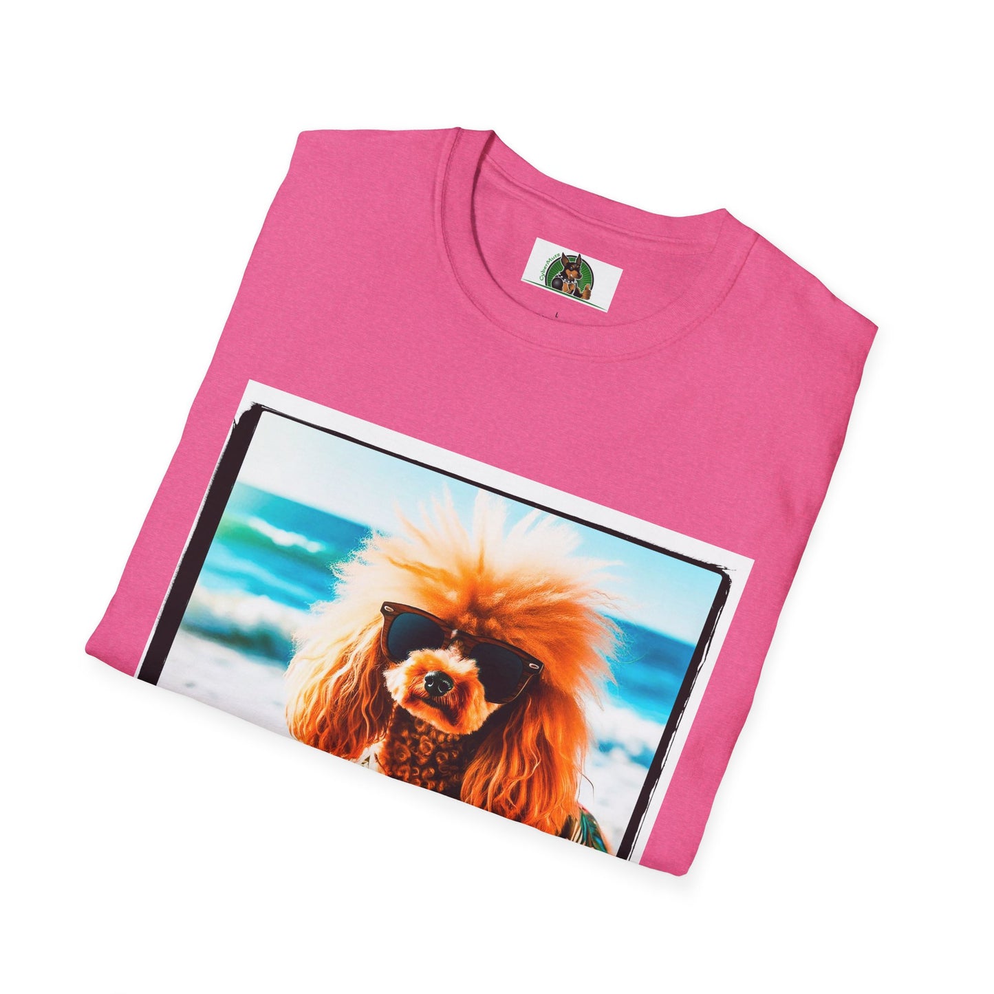 Poodle 80s surfer shirt