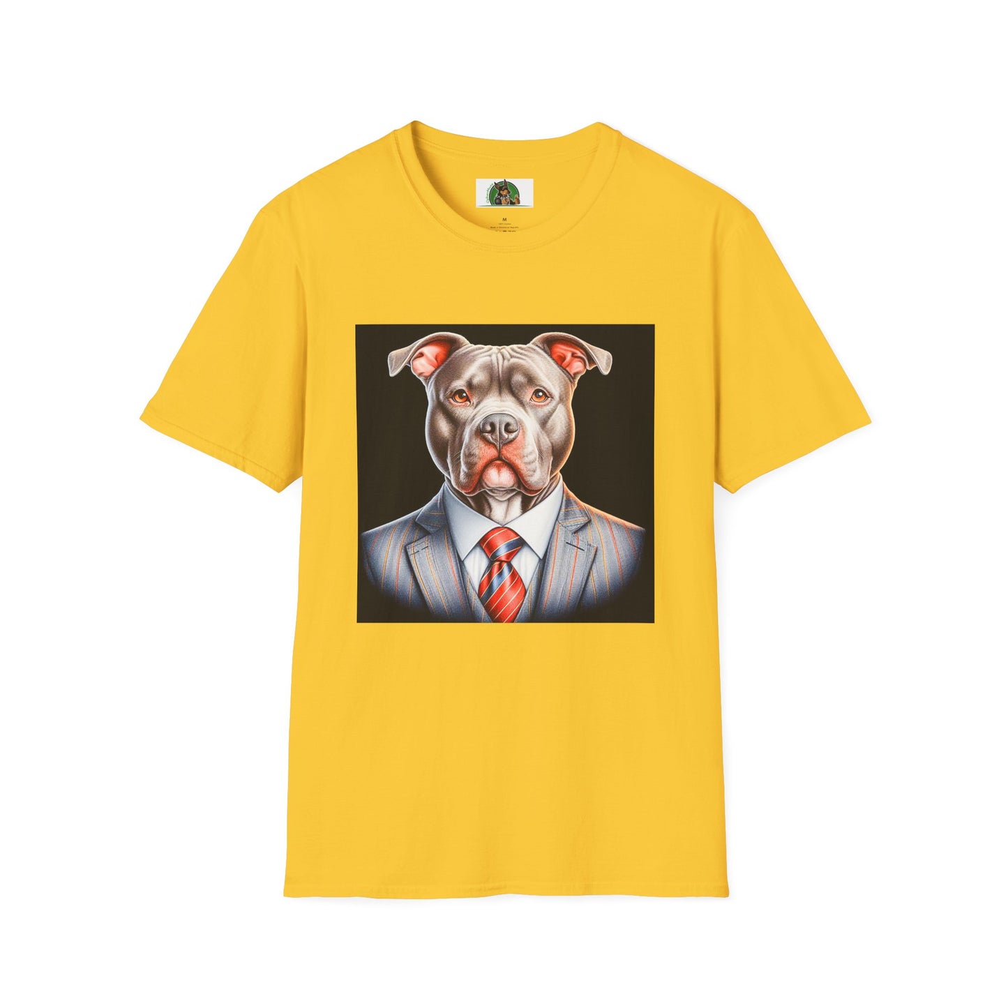 Pit Bull professional business man shirt T-Shirt Printify S Daisy