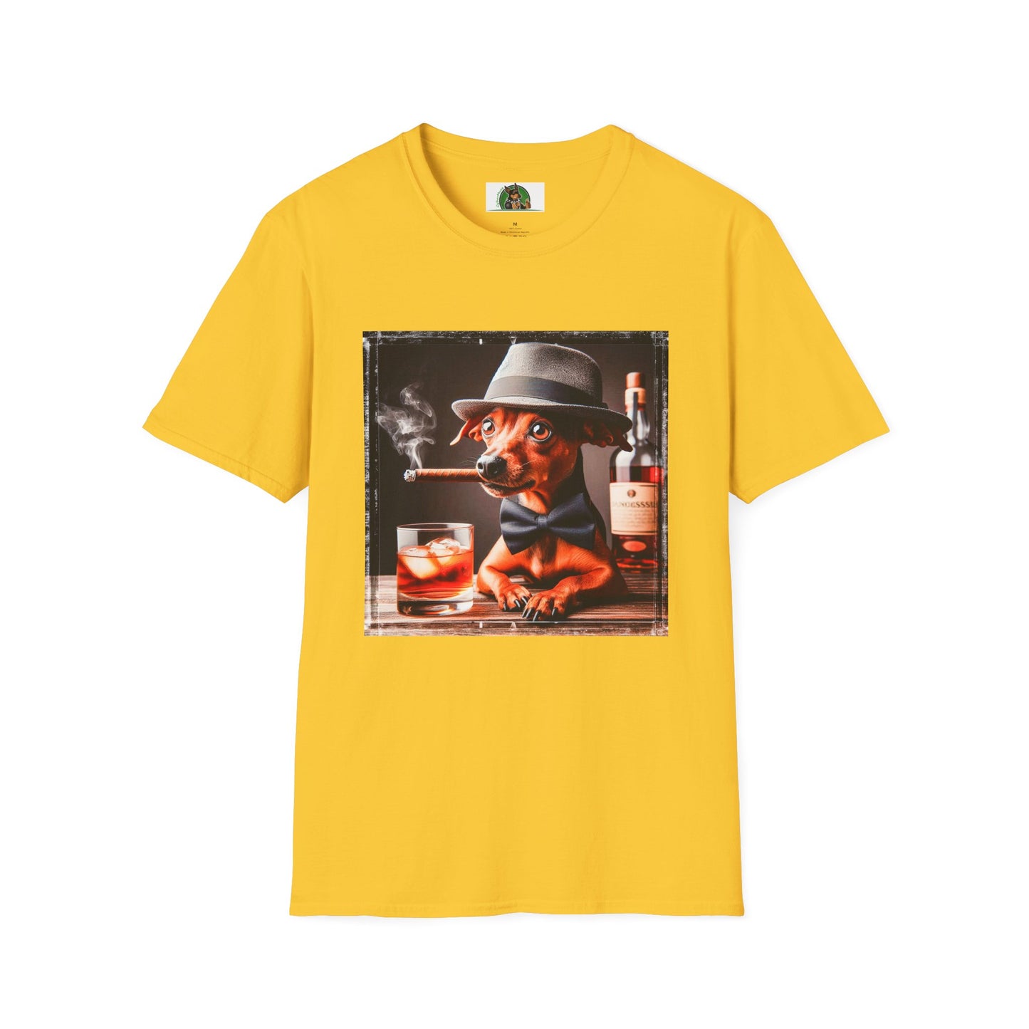 Min Pin T-Shirt cigars and whiskey T-Shirt Printify S Daisy