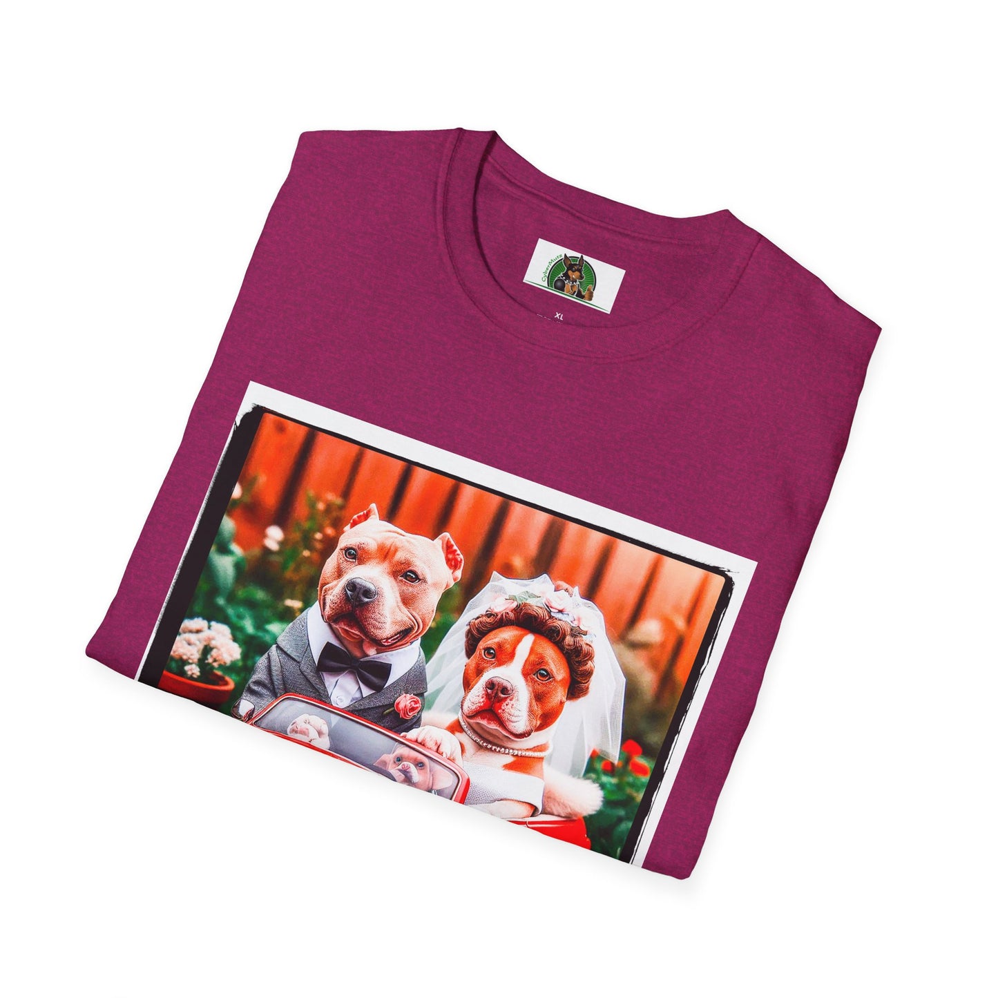 Wacky Pit Bull just married shirt