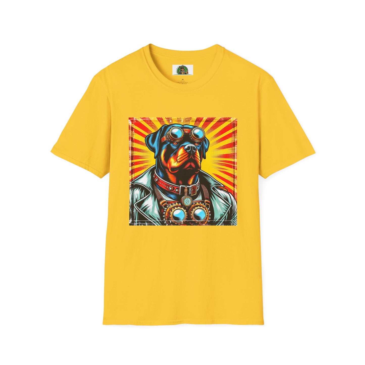 Rottweiler tough steam punk T-Shirt Printify S Daisy