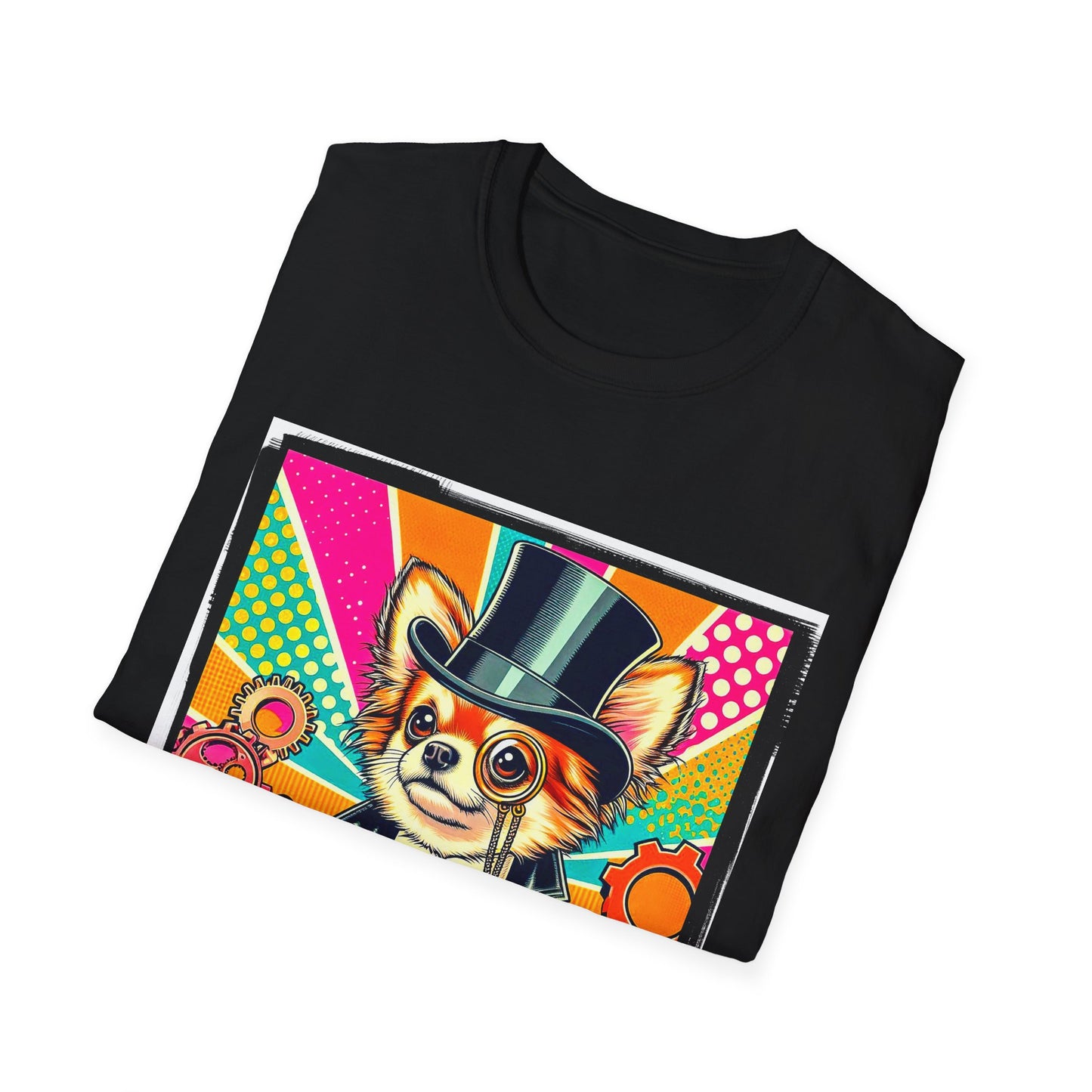 Chihuahua steampunk t shirt T-Shirt Printify