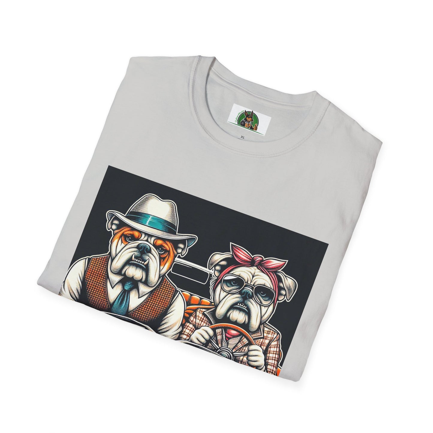 Wacky Bulldog 20s couple t shirt