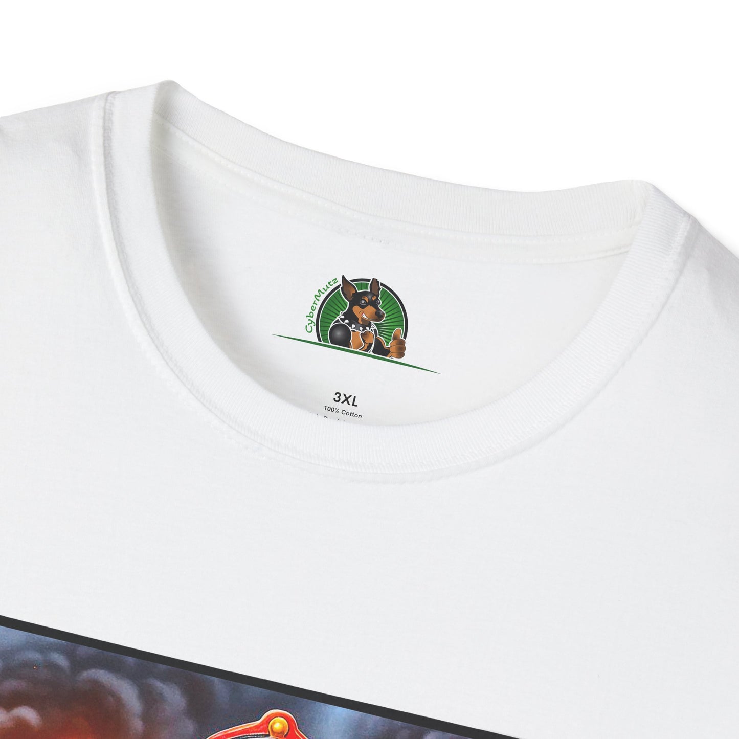 Dalmatian blazing fire t shirt T-Shirt Printify