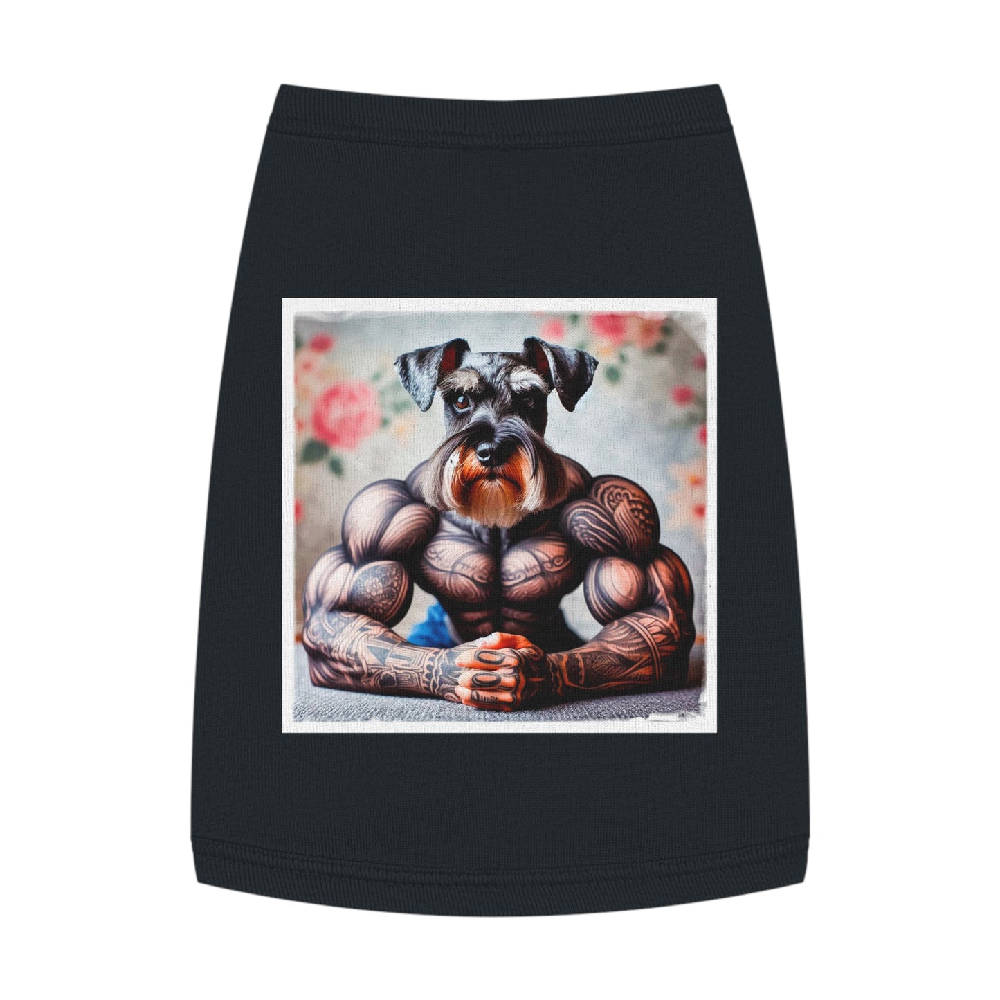 Miniature Schnauzer gym rat shirt Pets Printify M Black