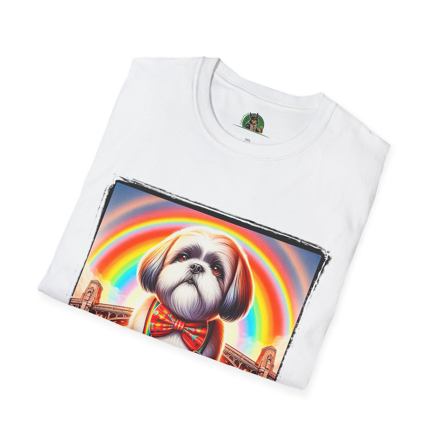 Shih Tzu rainbow shirt. T-Shirt Printify