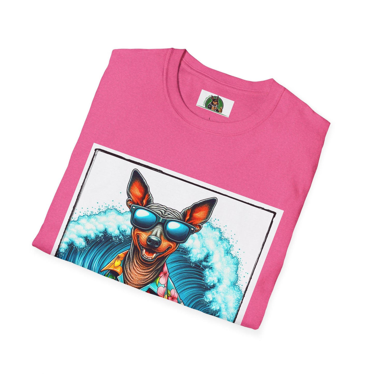 Mexican Hairless Dog beach waves shirt