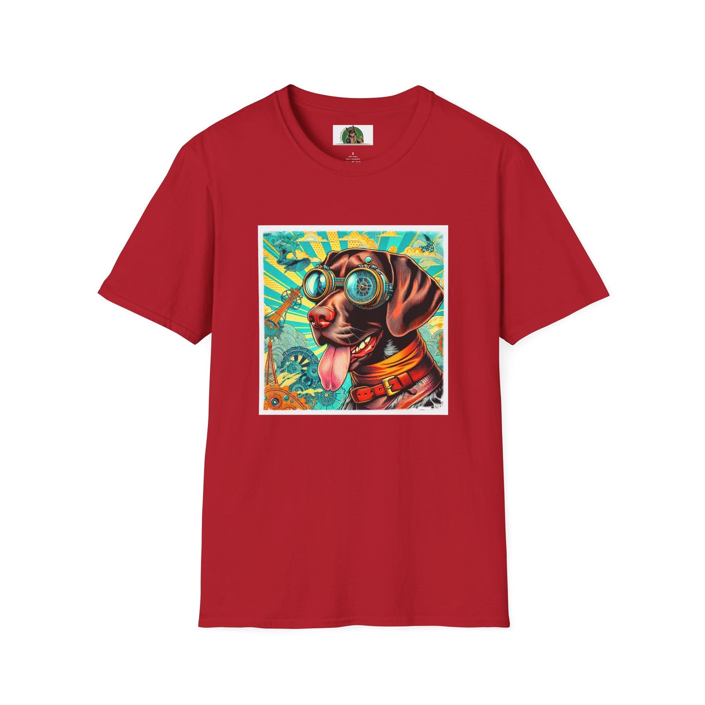 German Shorthaired Pointer T-Shirt T-Shirt Printify S Cherry Red