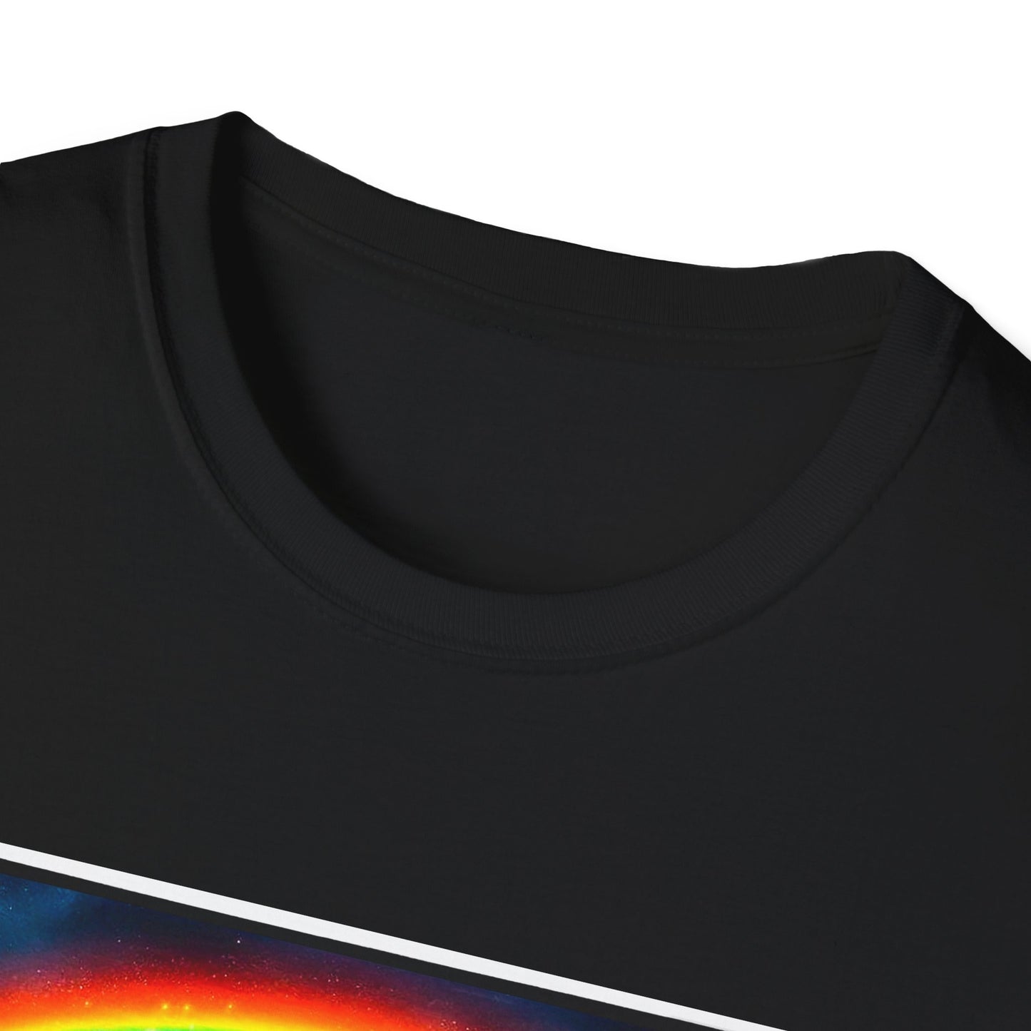 Cavalier King Charles Spaniel Rainbow Bridge TShirt T-Shirt Printify