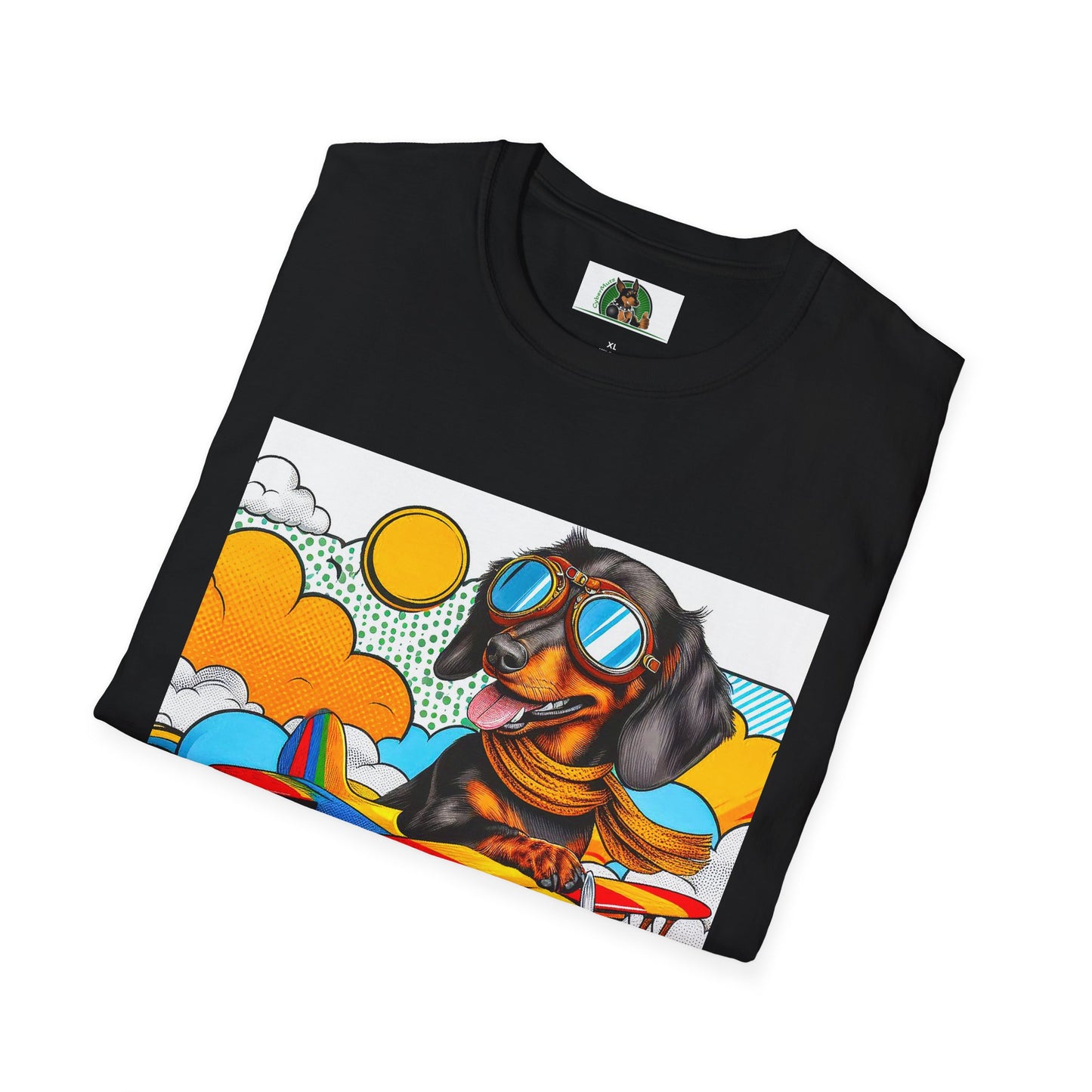 Dachshund pilot t shirt