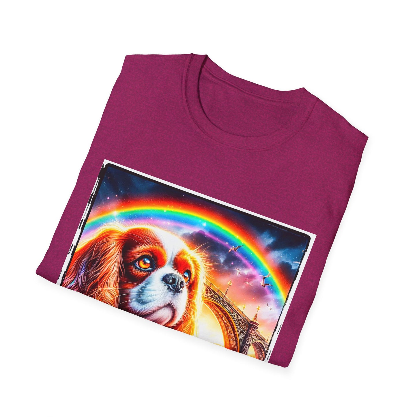 Cavalier King Charles Spaniel Rainbow Bridge TShirt