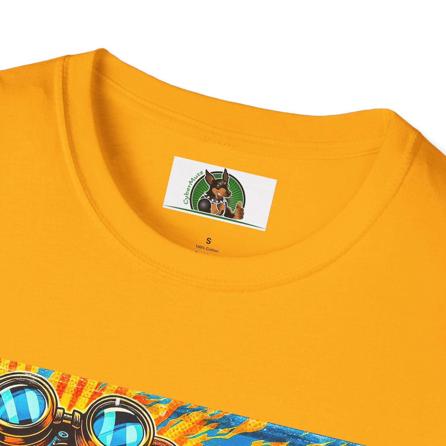 Pit Bull colorful steam punk shirt