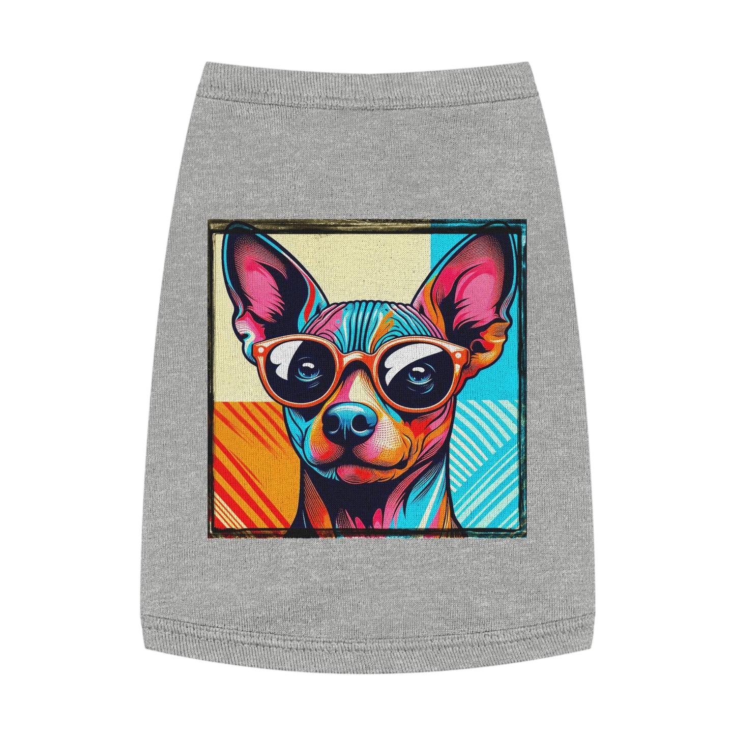 Mexican Hairless cool shades shirt Pets Printify M Heather
