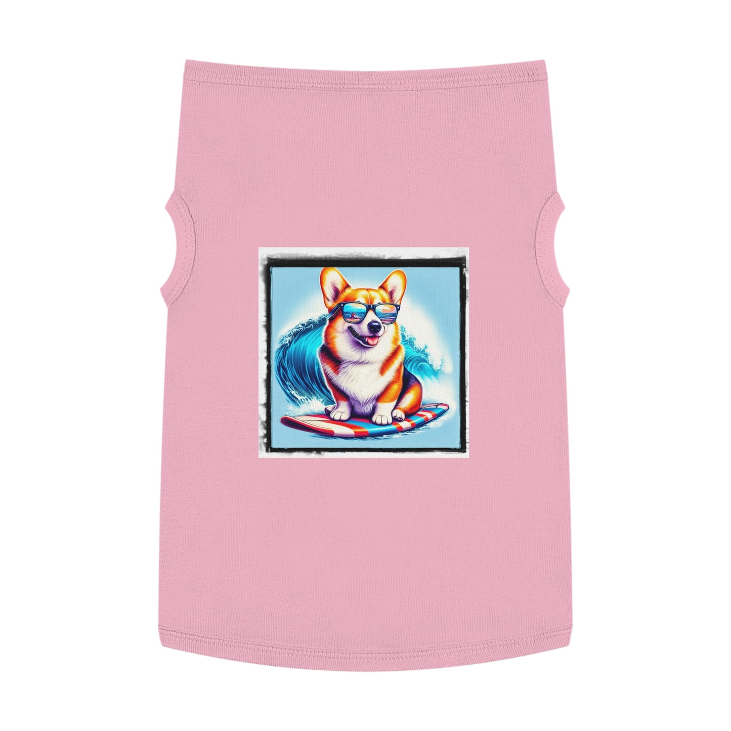 Pembroke Welsh Corgi Hawaiian surfer shirt Pets Printify XL Pink