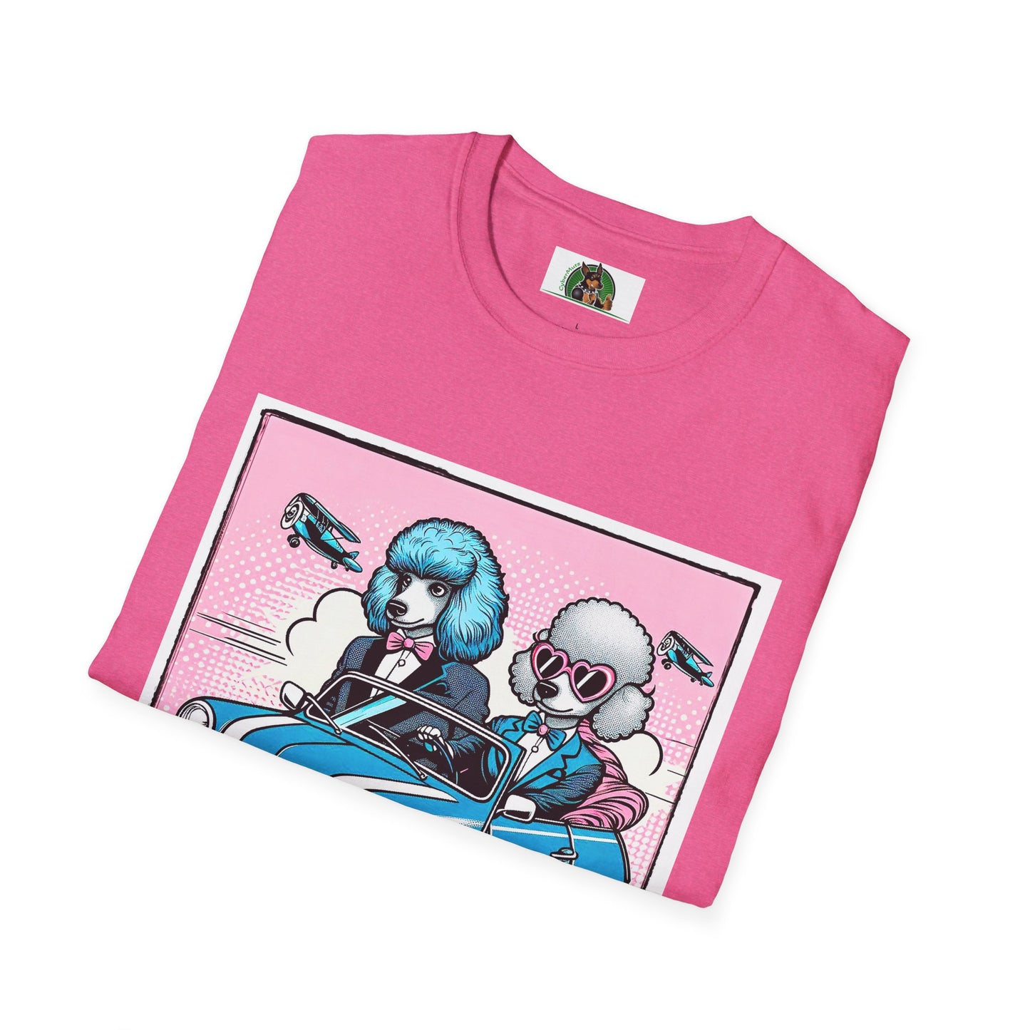 Wacky Poodle couple driving