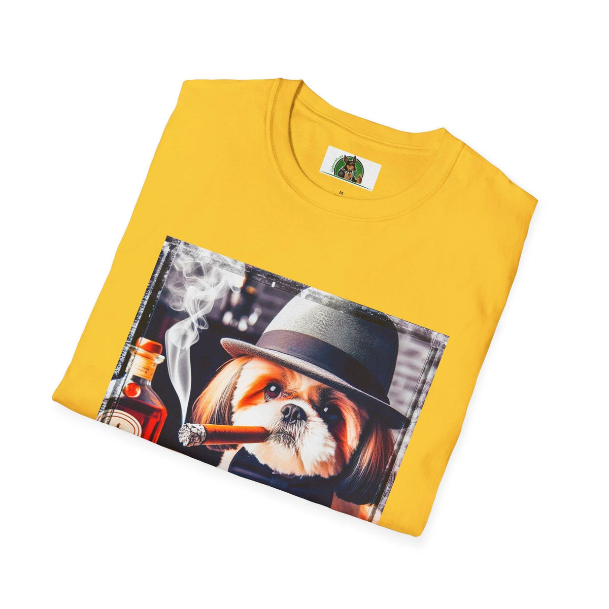 Tzu smoking and drinking shirt