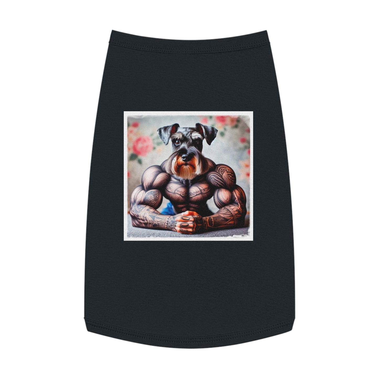 Miniature Schnauzer gym rat shirt Pets Printify L Black