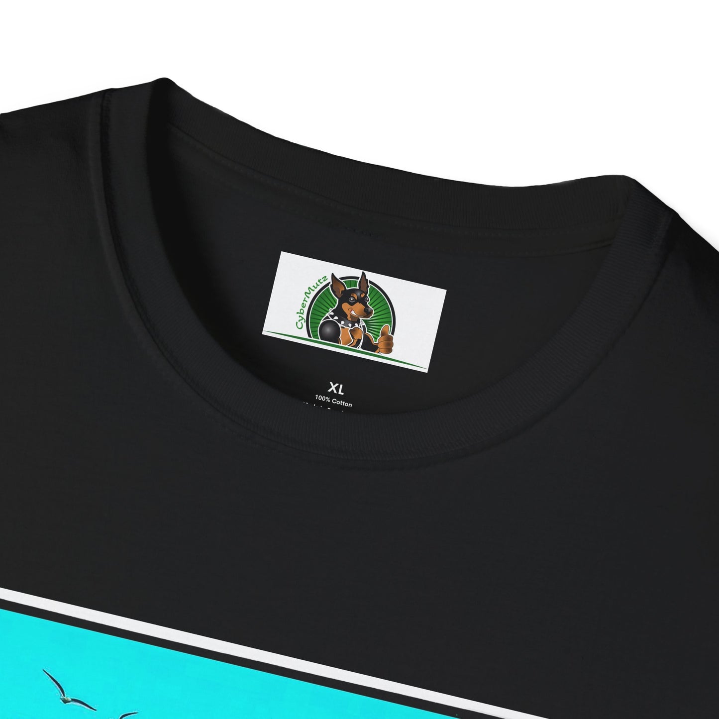 Australian Shepherd Wearing Hawaiian Shirt Surfer Dog T-Shirt Printify