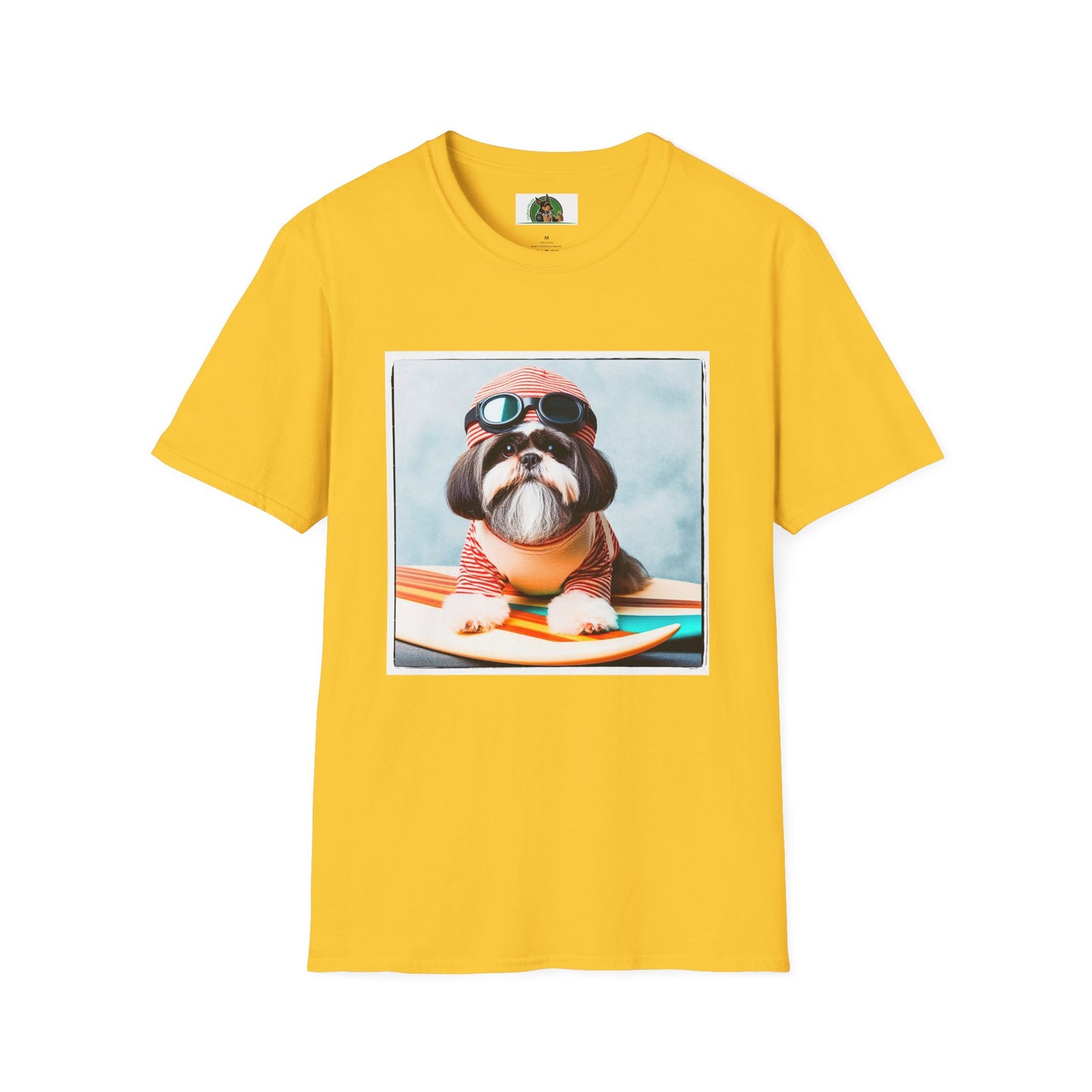 Shih Tzu pretty surfer shirt T-Shirt Printify S Daisy