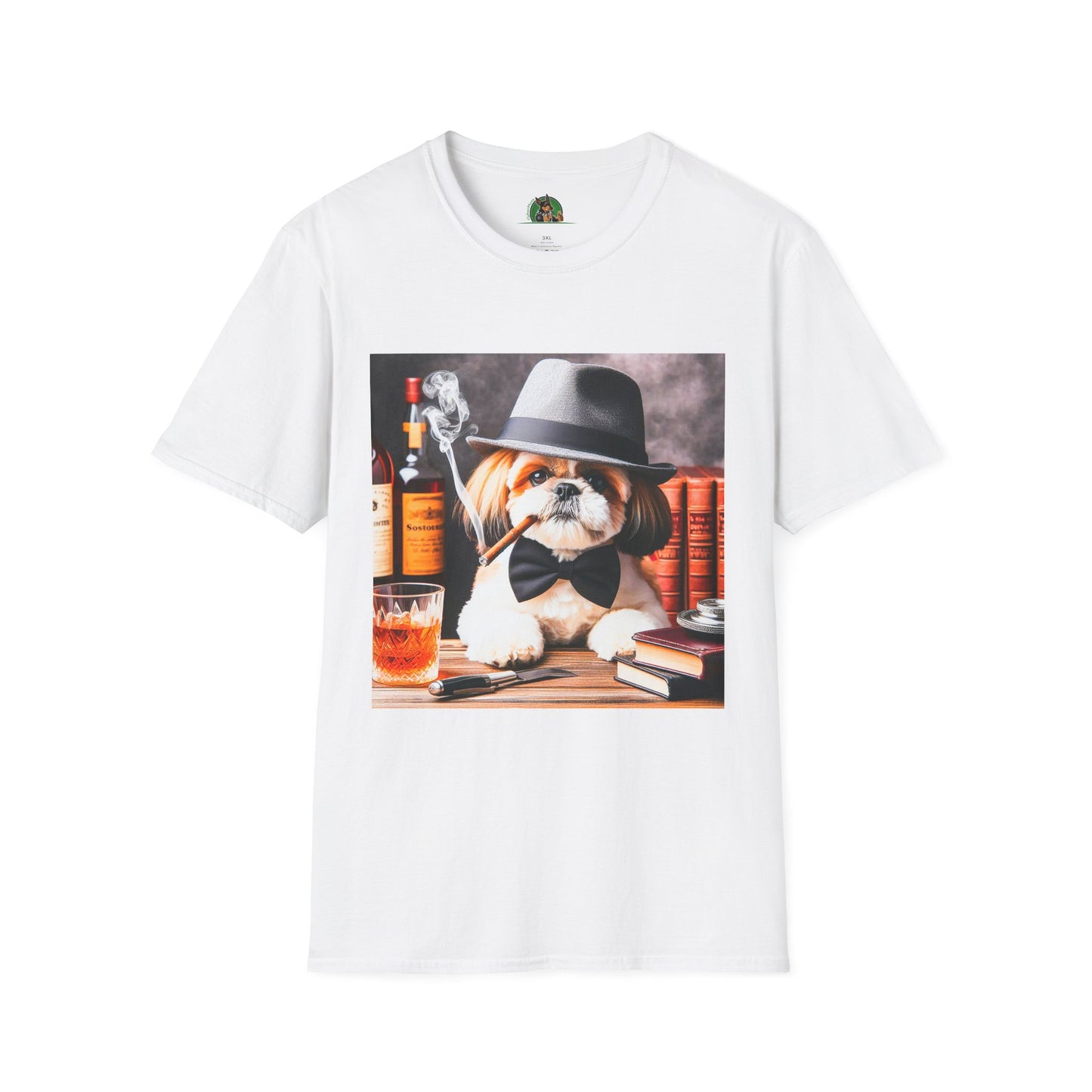 Shih Tzu cigars shirt T-Shirt Printify XS White