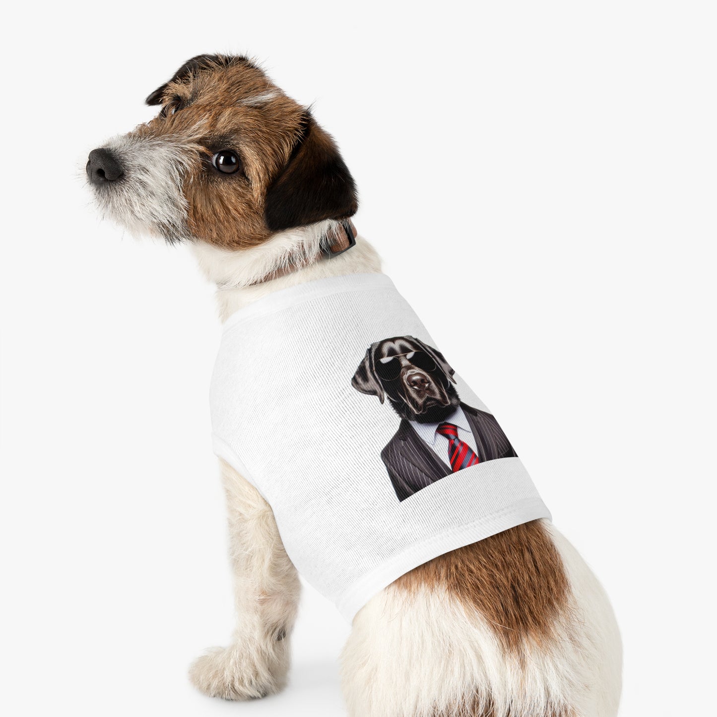 Labrador Retriever black suit shirt Pets Printify