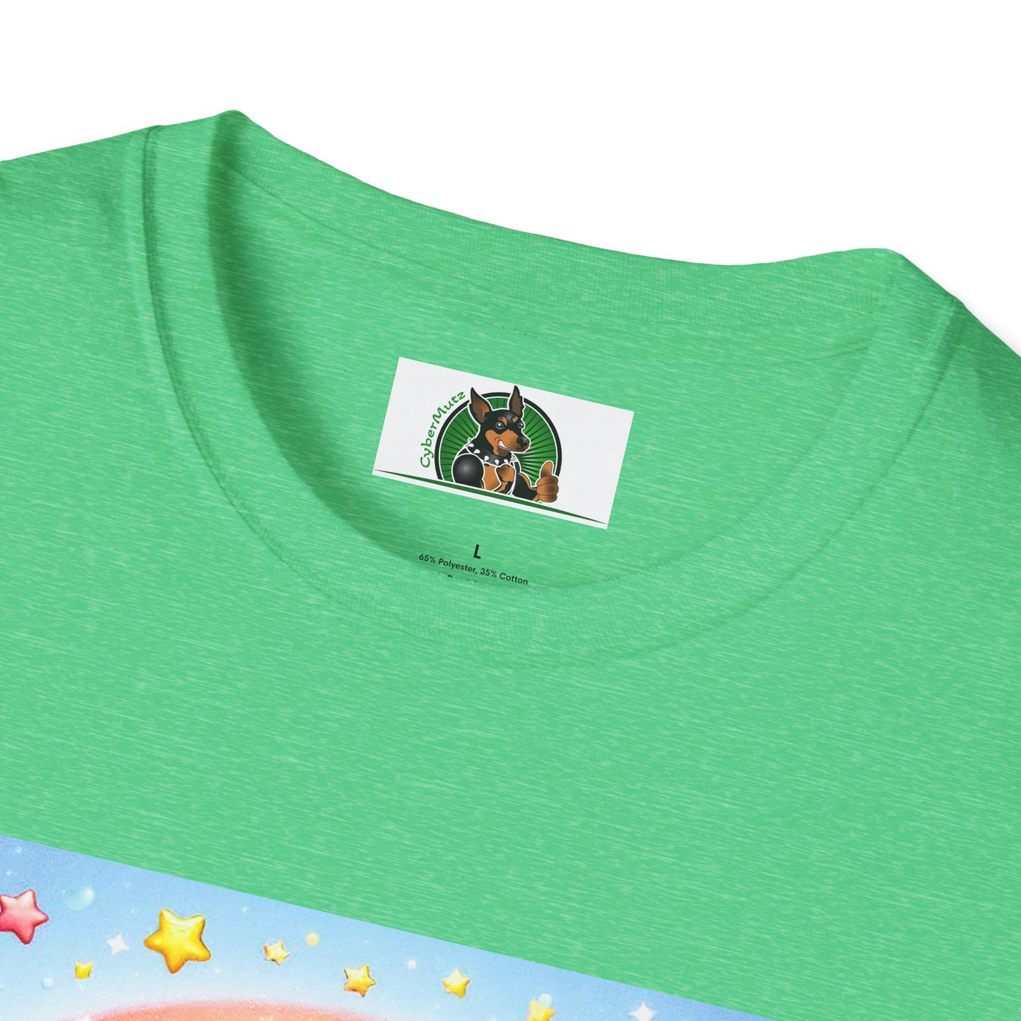 Dachshund glowing angel t shirt