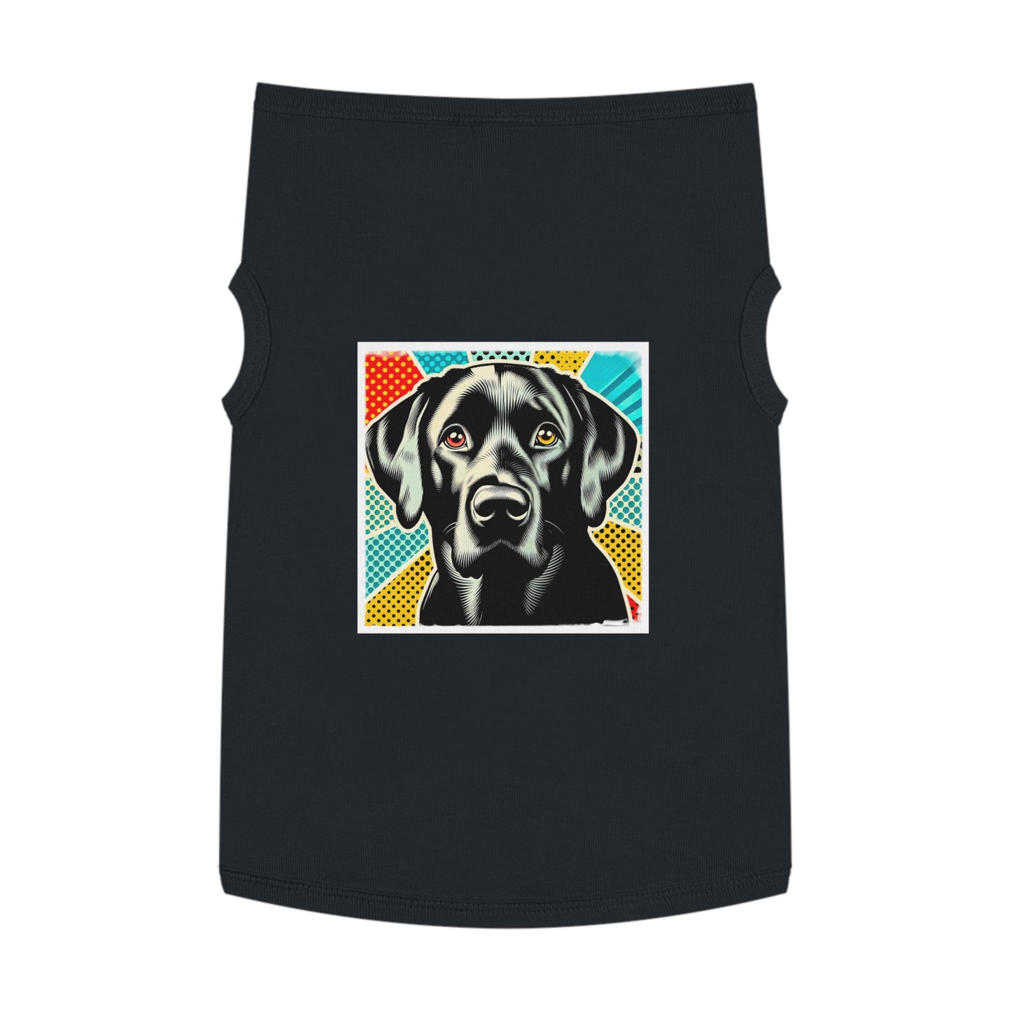 Labrador Retriever colorful comic shirt Pets Printify XL Black