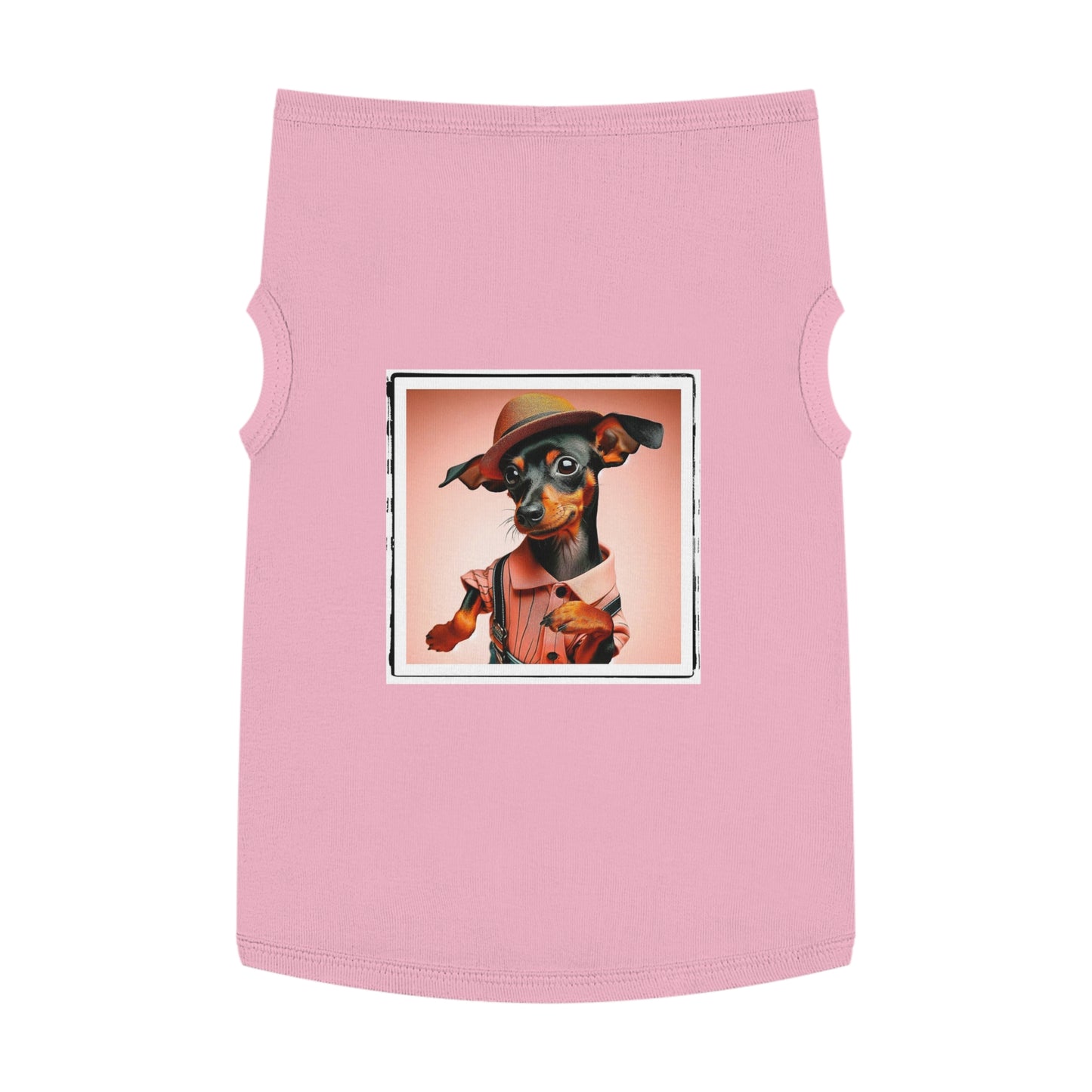 - Min Pin Tank Tops tiny dancer Pets Printify XL Pink