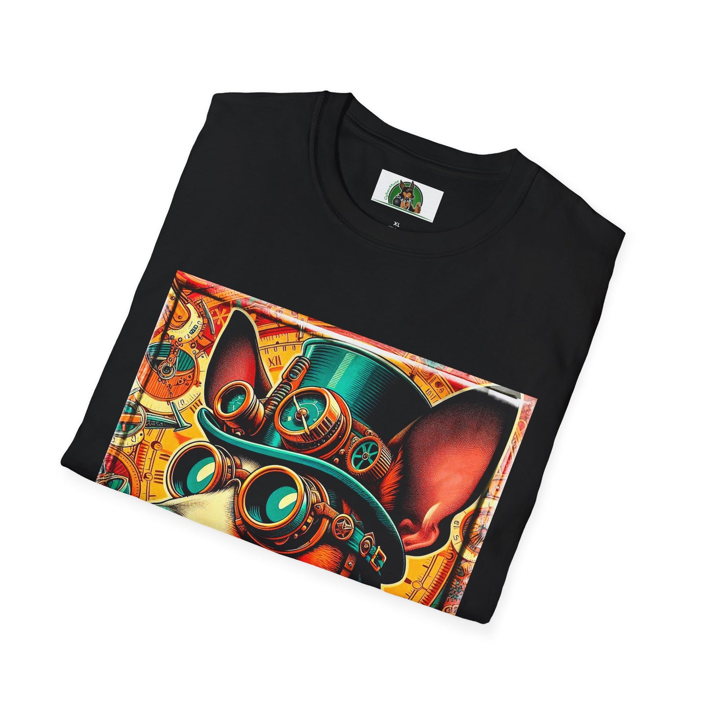 Rat Terrier T-Shirt steam punk T-Shirt Printify
