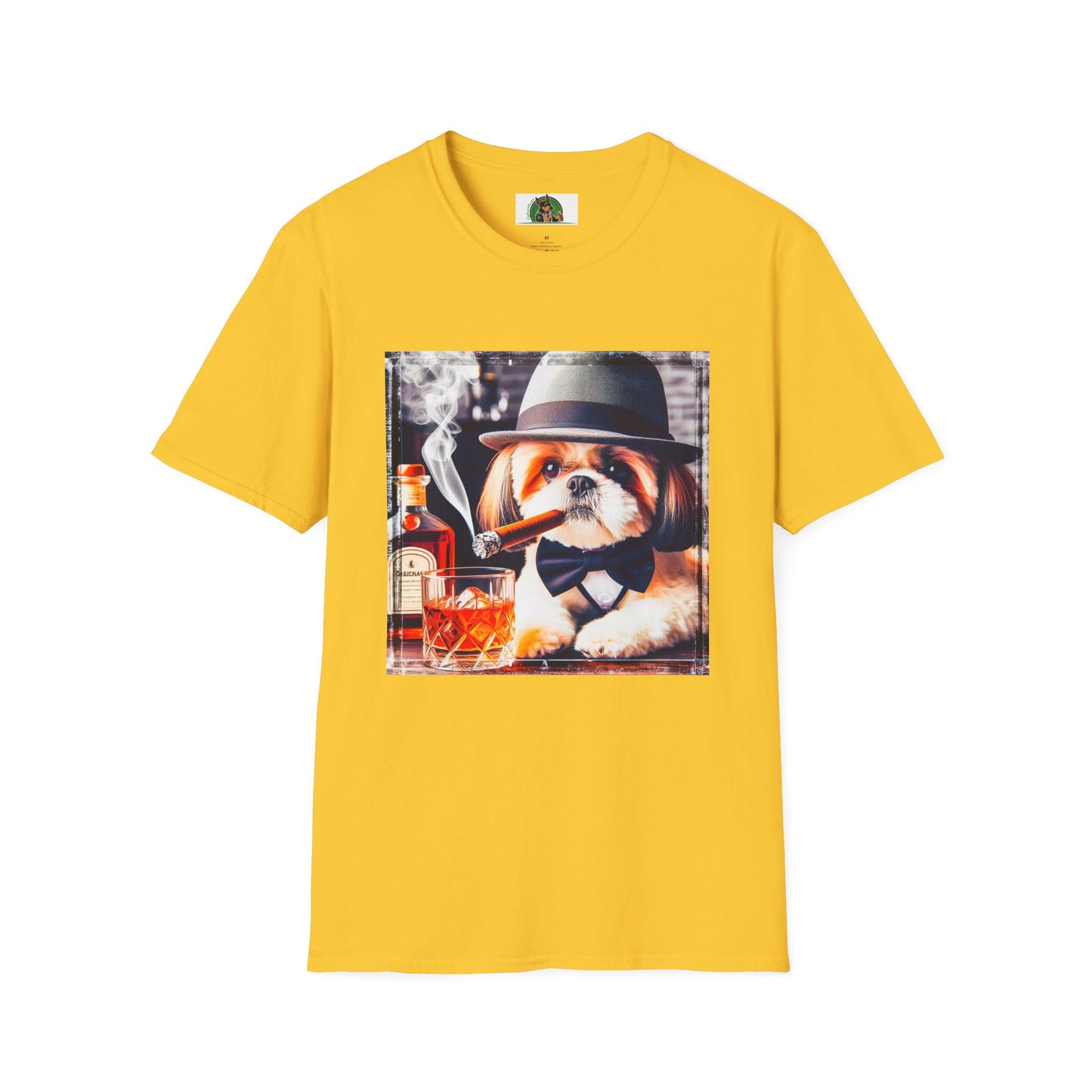 Shih Tzu bar drinking T-Shirt Printify S Daisy