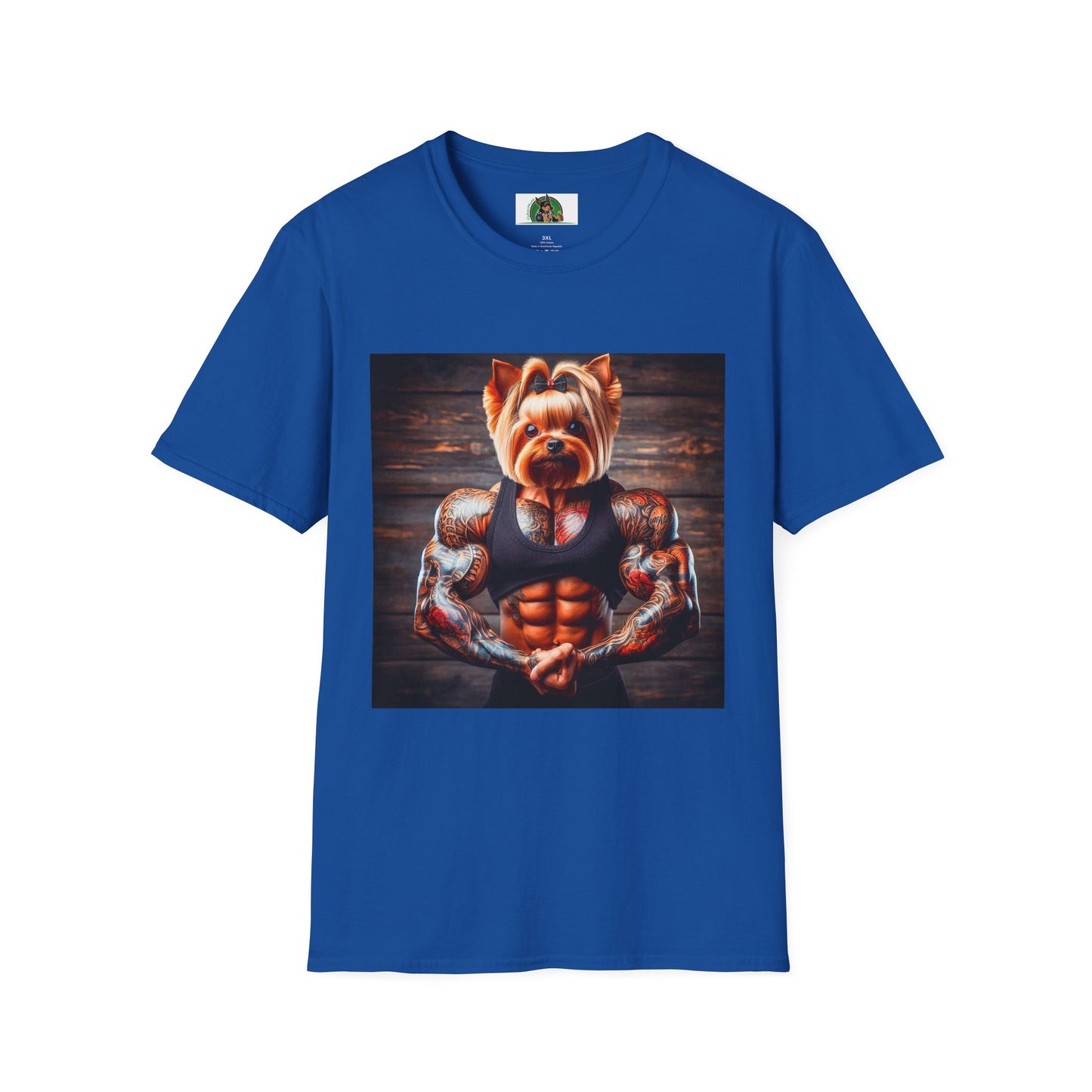 Yorkie gym rat shirt T-Shirt Printify XS Royal