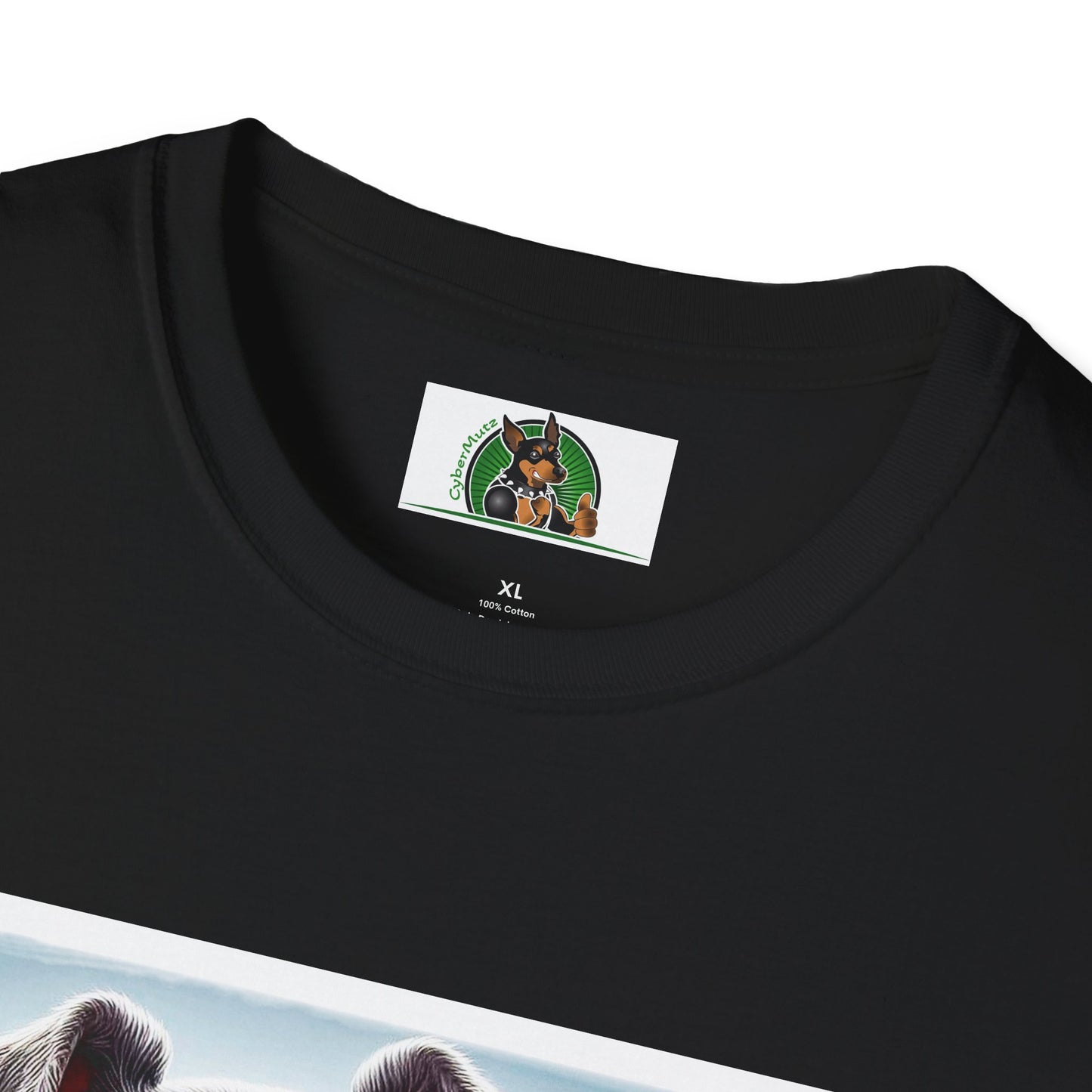 Miniature Schnauzer surfer dude shirt T-Shirt Printify