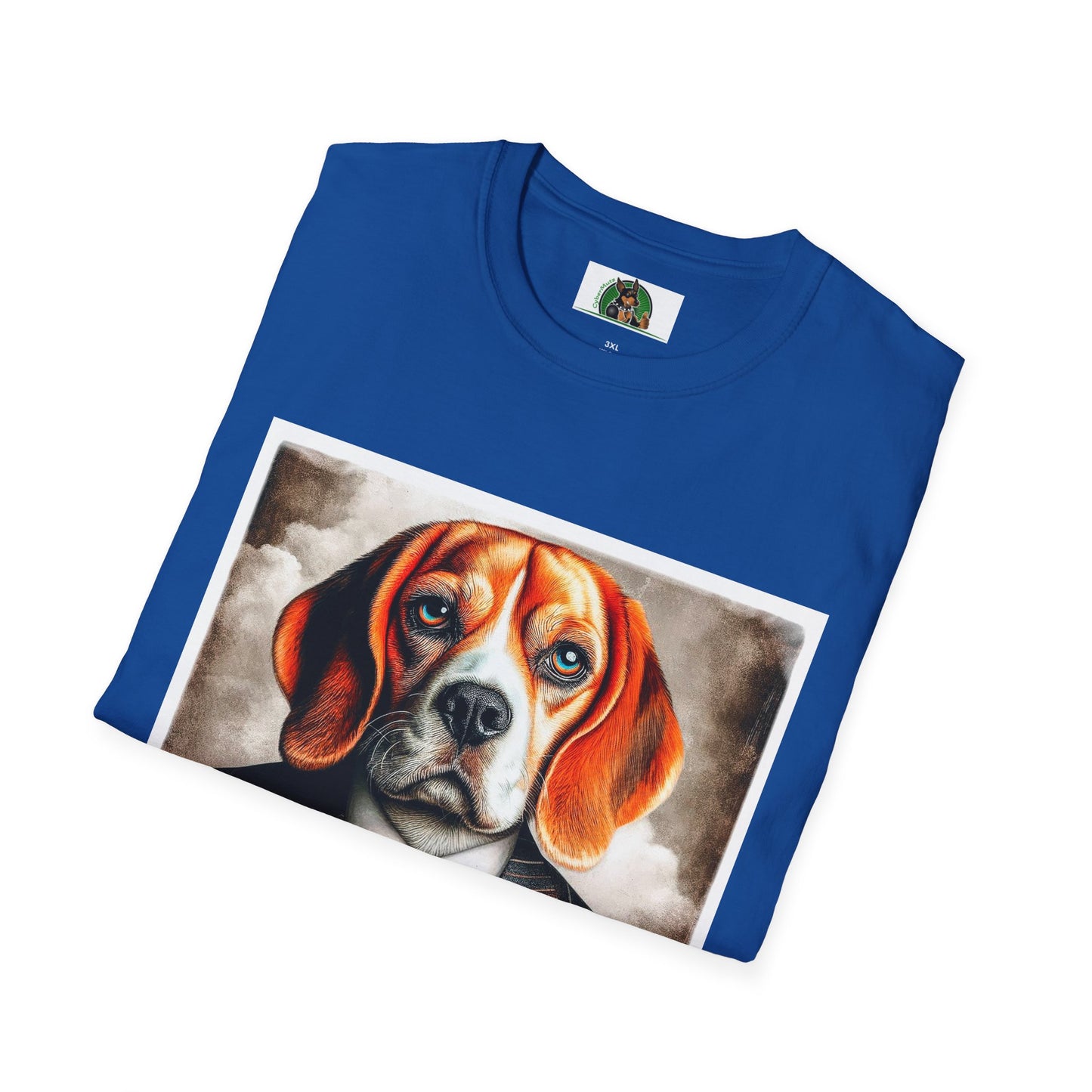 Beagle Wearing Power Suit T-Shirt Printify