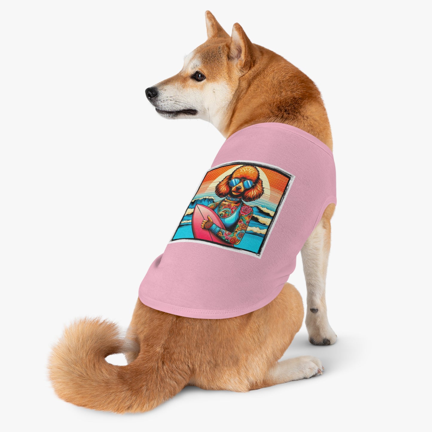 Pet Tank Top Poodle Pets Printify