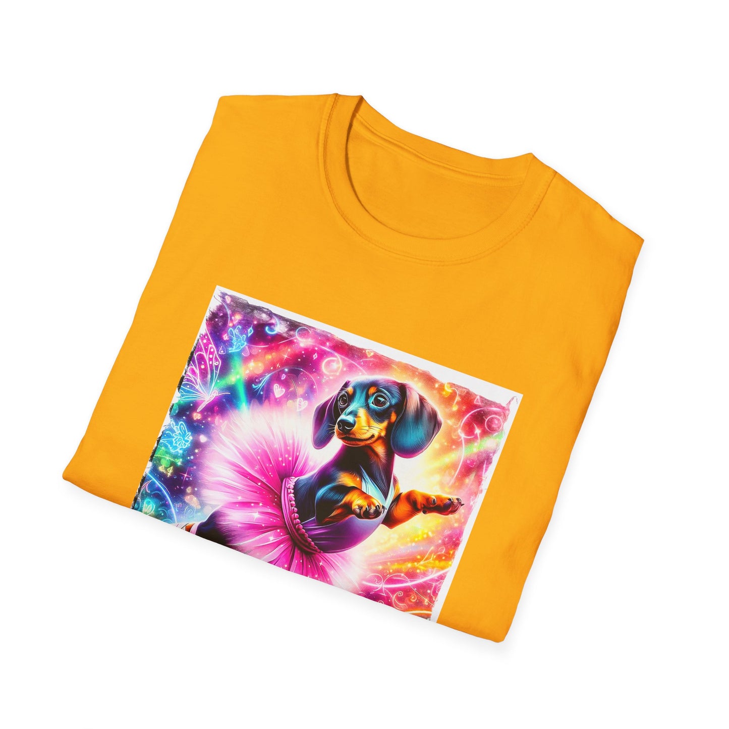 Dachshund pretty ballerina t shirt