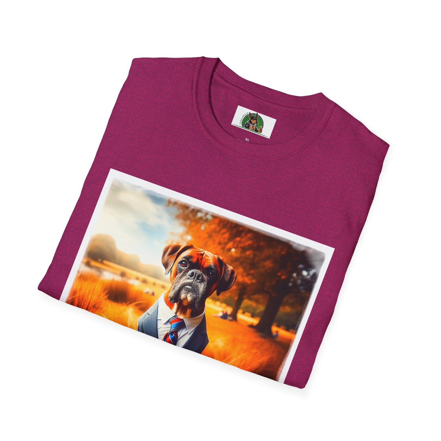 Boxer In Suit In In Field Shirt T-Shirt Printify
