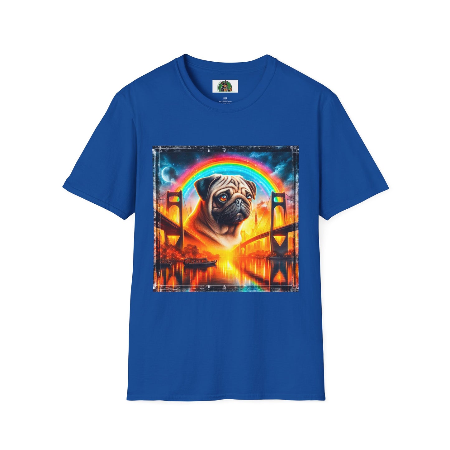 Pugs T-Shirt Printify XS Royal